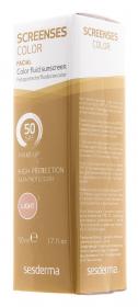 Sesderma Солнцезащитное тональное средство Color Fluid Sunscreen SPF 50 Light светлый тон, 30 мл. фото