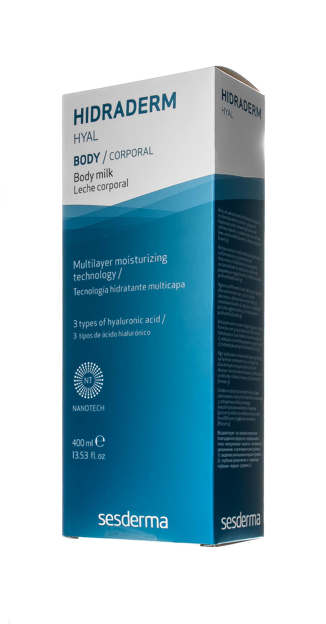 Сесдерма Молочко для тела с маслами жожоба и сладкого миндаля, 400 мл (Sesderma, Hidraderm Hyal) фото 2