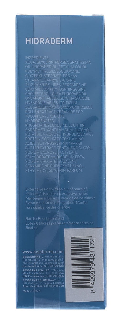 Сесдерма Крем увлажняющий для рук Hidraderm, 50 мл (Sesderma, Hidraderm) фото 4