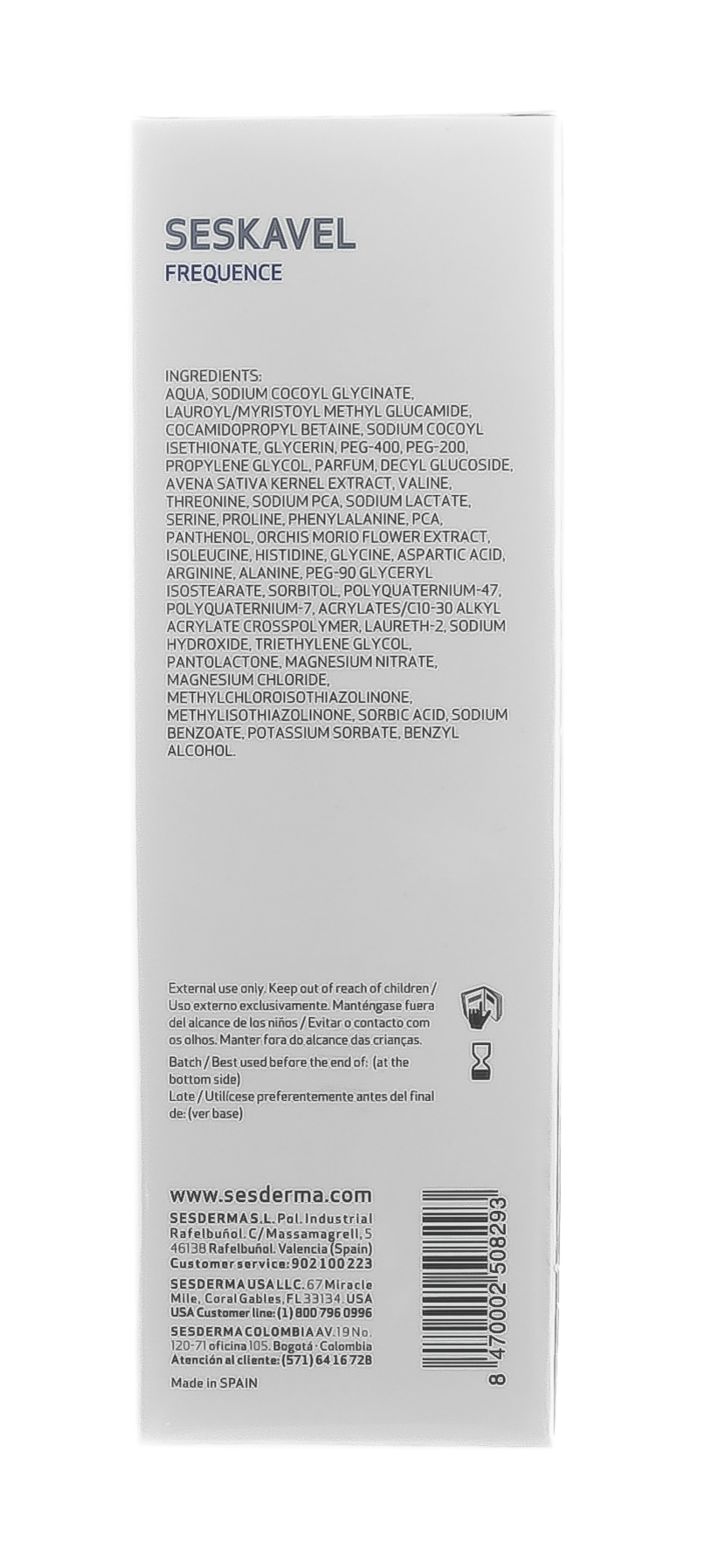 Сесдерма Шампунь для частого применения SESKAVEL, 200 мл (Sesderma, Seskavel) фото 4