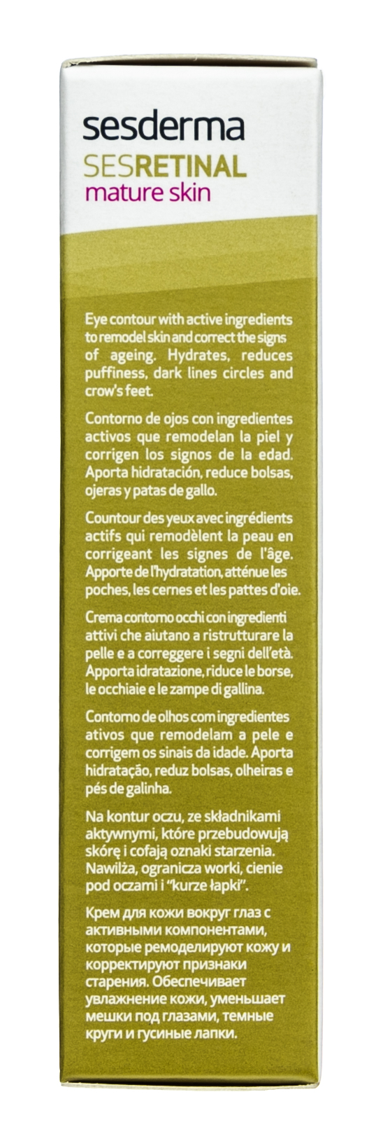 Сесдерма Омолаживающий крем-контур для зоны вокруг глаз «Эксперт времени» Mature Skin, 15 мл (Sesderma, Sesretinal) фото 2