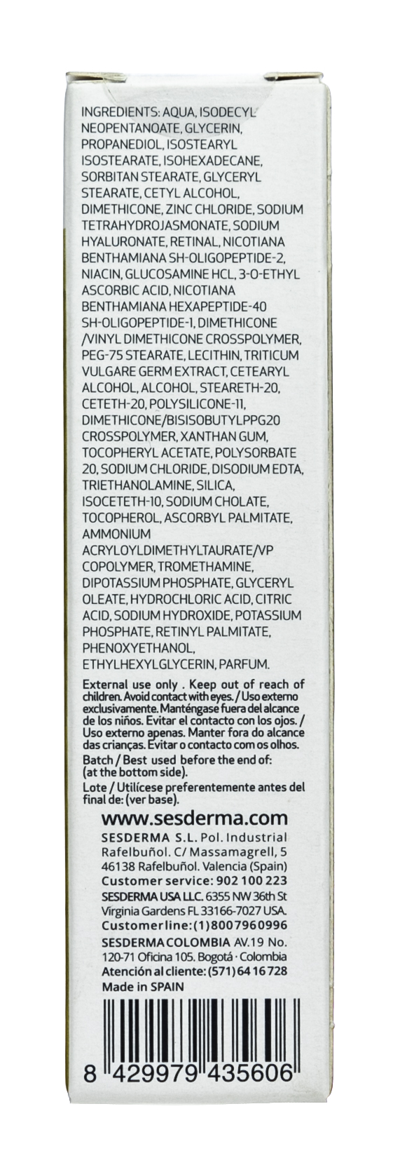 Сесдерма Омолаживающий крем-контур для зоны вокруг глаз «Эксперт времени» Mature Skin, 15 мл (Sesderma, Sesretinal) фото 3