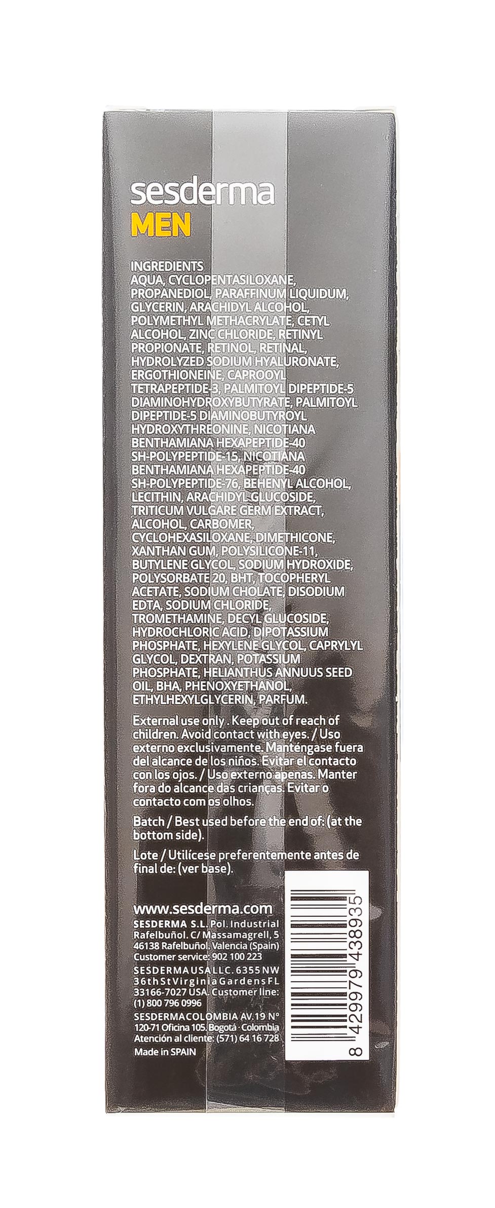Сесдерма Лосьон антивозрастной для лица для мужчин 50 мл (Sesderma, Men) фото 4