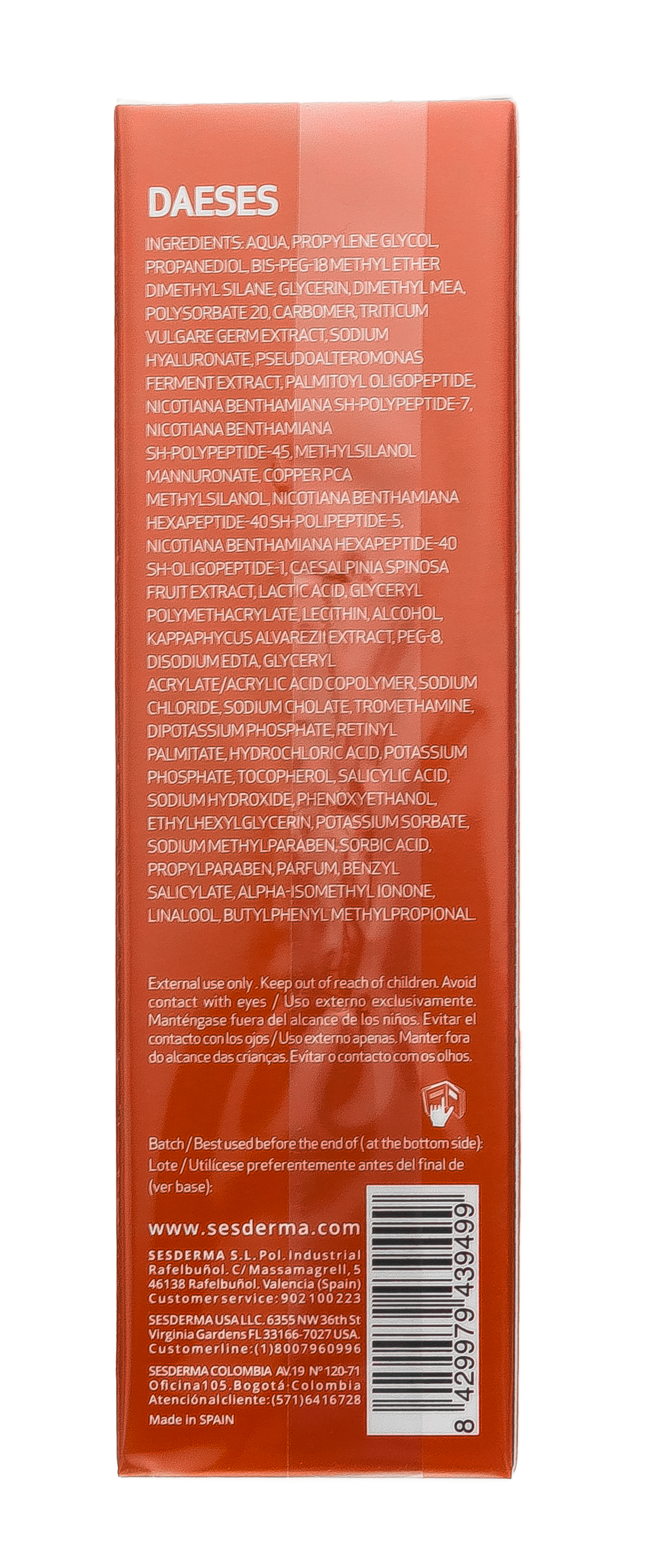 Сесдерма Крем-контур для глаз и губ, 15 мл (Sesderma, Daeses) фото 9