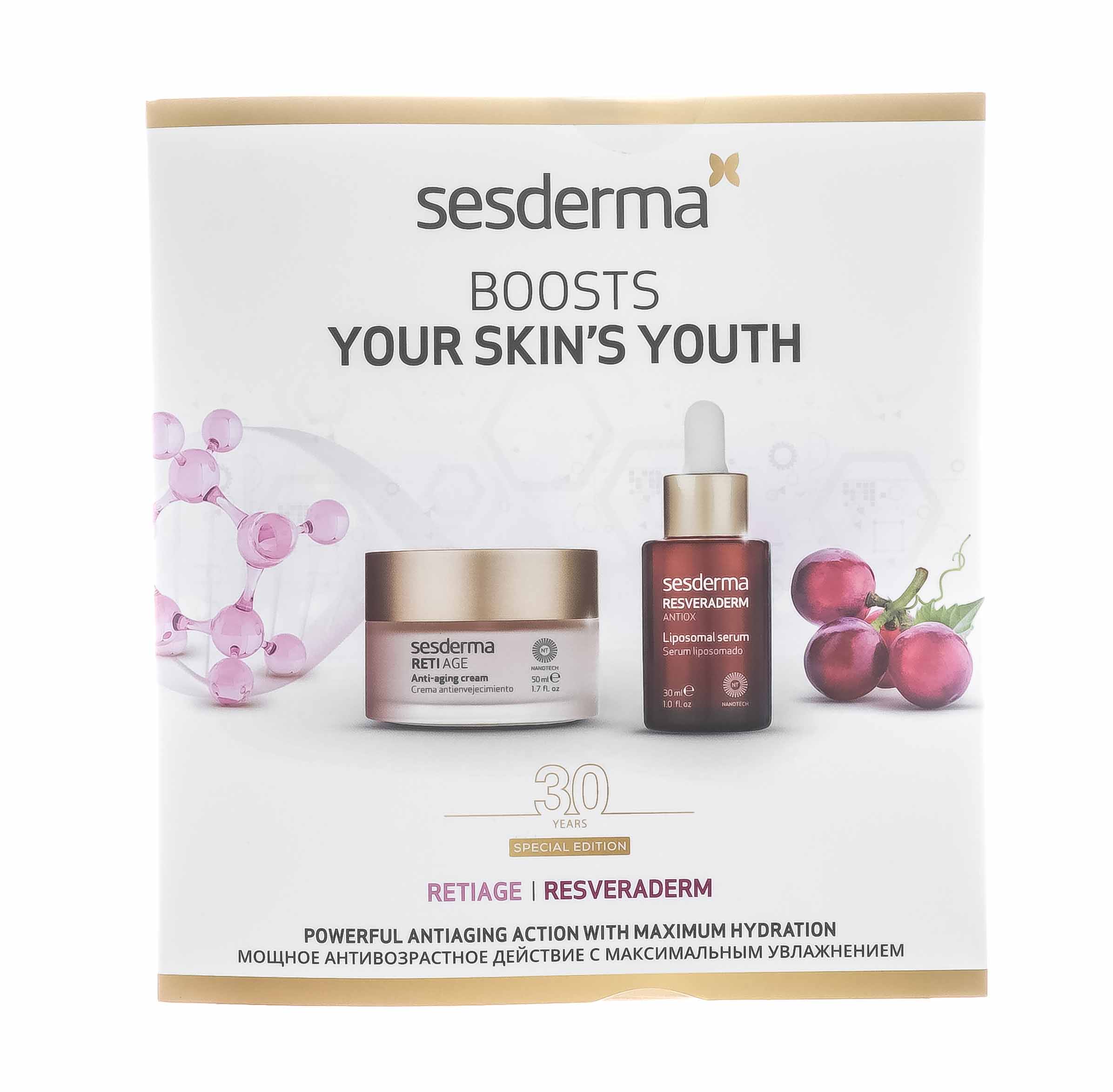 Сесдерма Промонабор Крем антивозрастной, 50 мл + Сыворотка липосомированная, 30 мл (Sesderma, Промо Наборы) фото 1