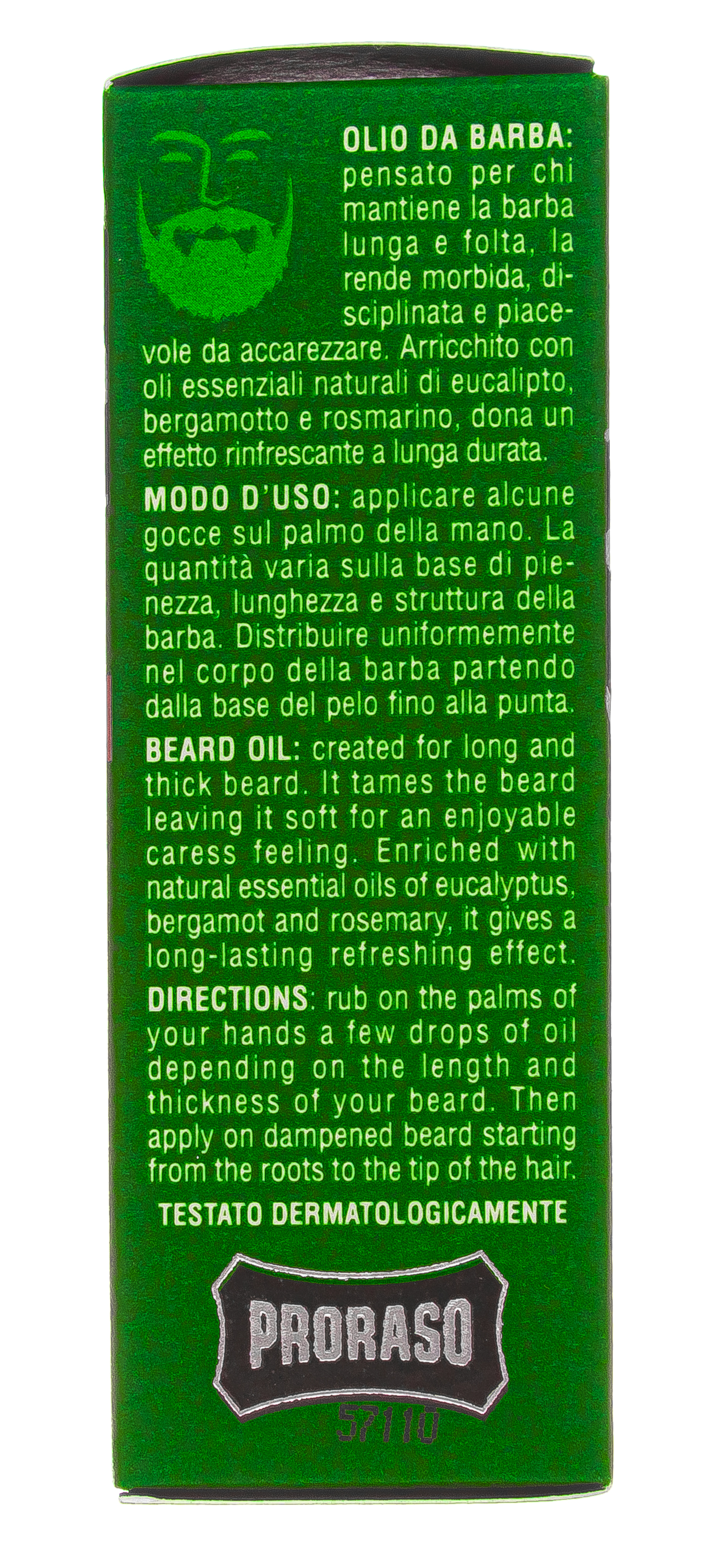 Прорасо Масло для бороды освежающее 30 мл (Proraso, Для ухода) фото 10