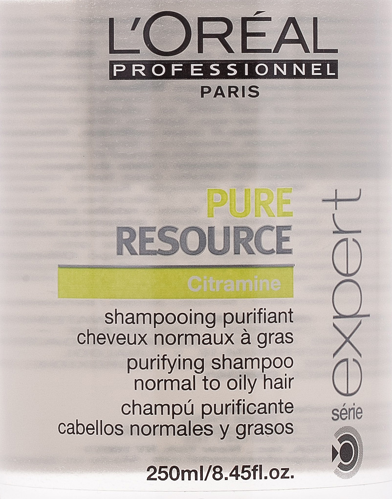 Лореаль Профессионель Пюр Ресорс Шампунь для нормальных и жирных волос 250 мл (L'oreal Professionnel, Hydra Scalp) фото 2