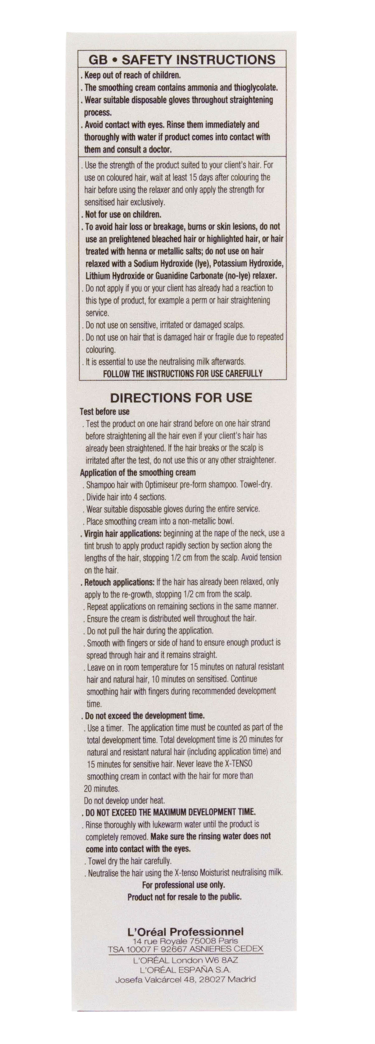 Лореаль Профессионель Выпрямляющий крем для натуральных волос Moisturist, 250 мл (L'oreal Professionnel, Долговременная завивка и разглаживание) фото 2