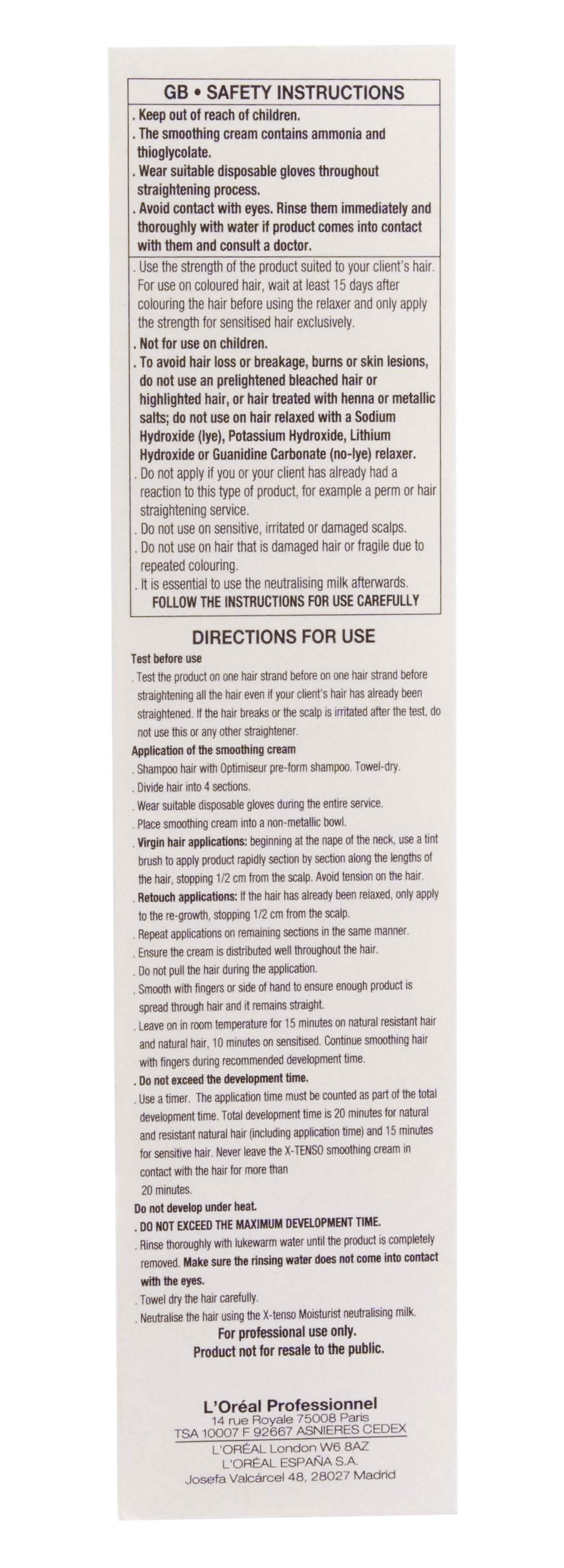 Лореаль Профессионель Выпрямляющий крем для непослушных волос Moisturist, 250 мл (L'oreal Professionnel, Долговременная завивка и разглаживание) фото 2