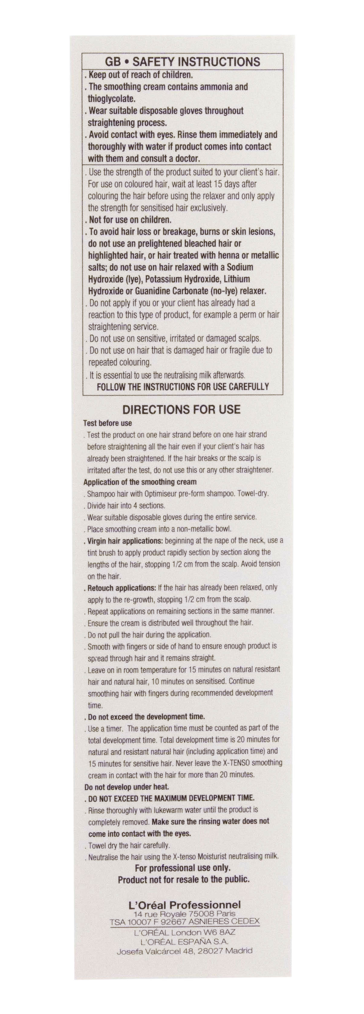 Лореаль Профессионель Выпрямляющий крем для чувствительных волос Moisturist, 250 мл (L'oreal Professionnel, Долговременная завивка и разглаживание) фото 4