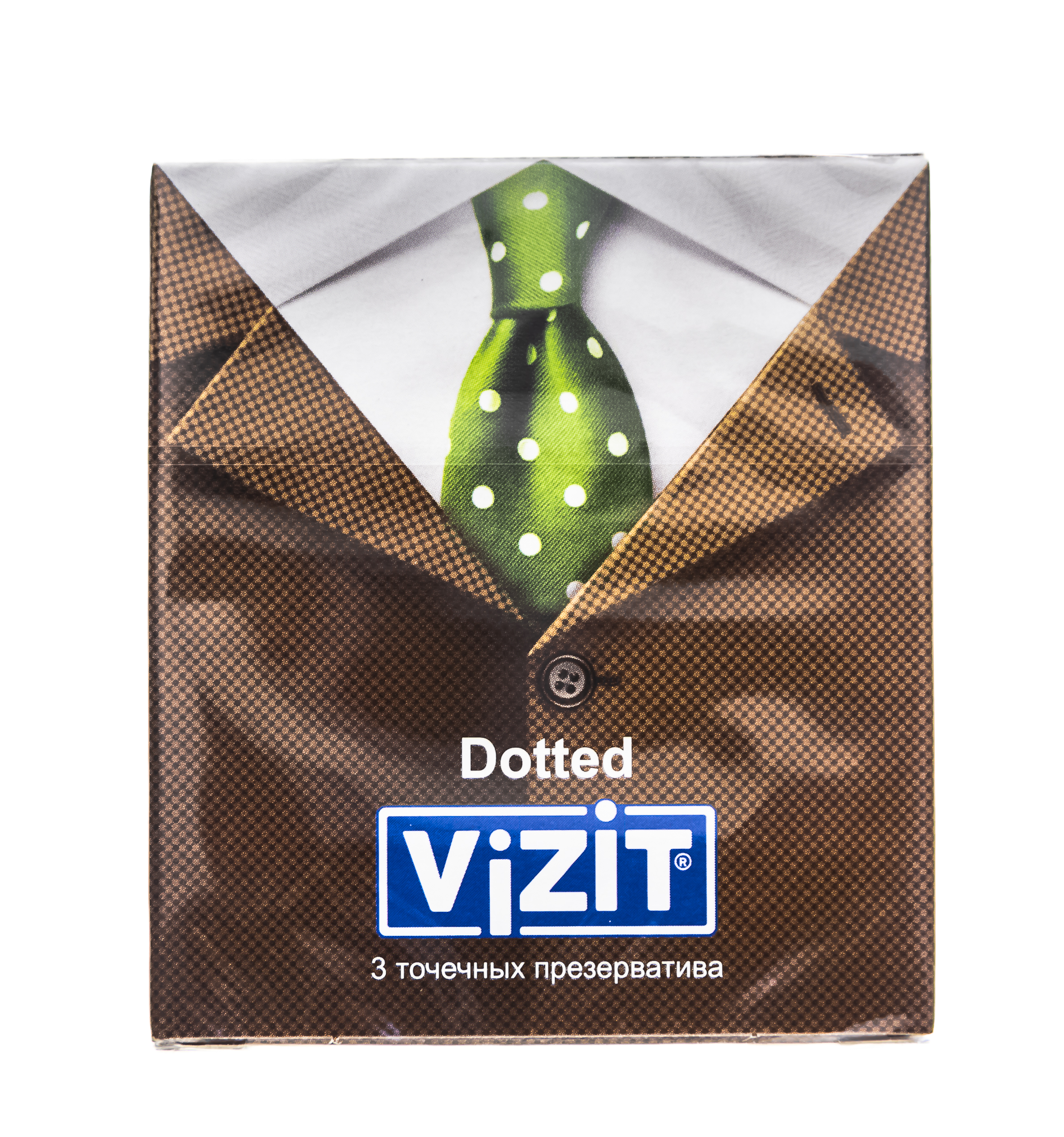 Визит Презервативы  Точечные 3 шт (Vizit, Visit презервативы) фото 1