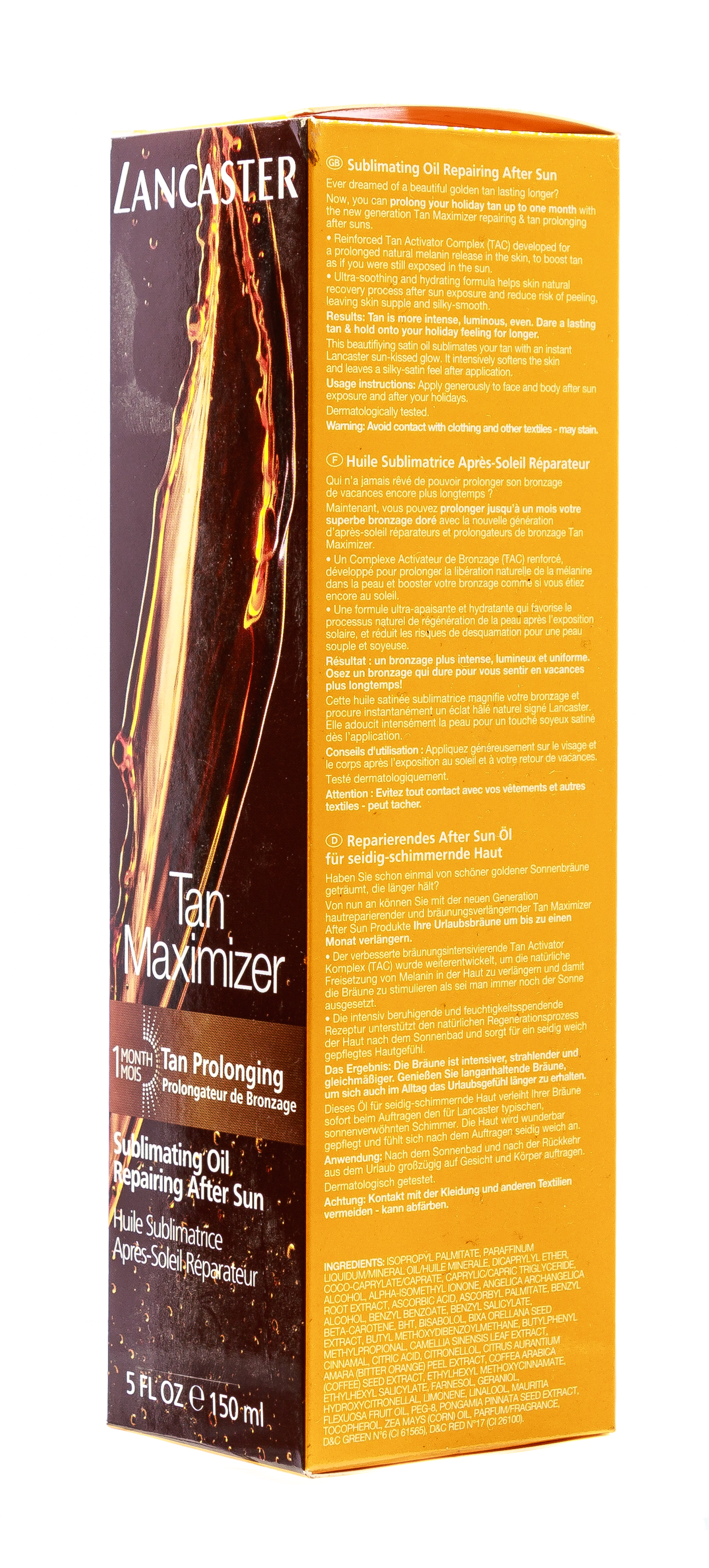 Ланкастер Масло для усиления загара, восстановление после загара 150 мл (Lancaster, After Sun) фото 4