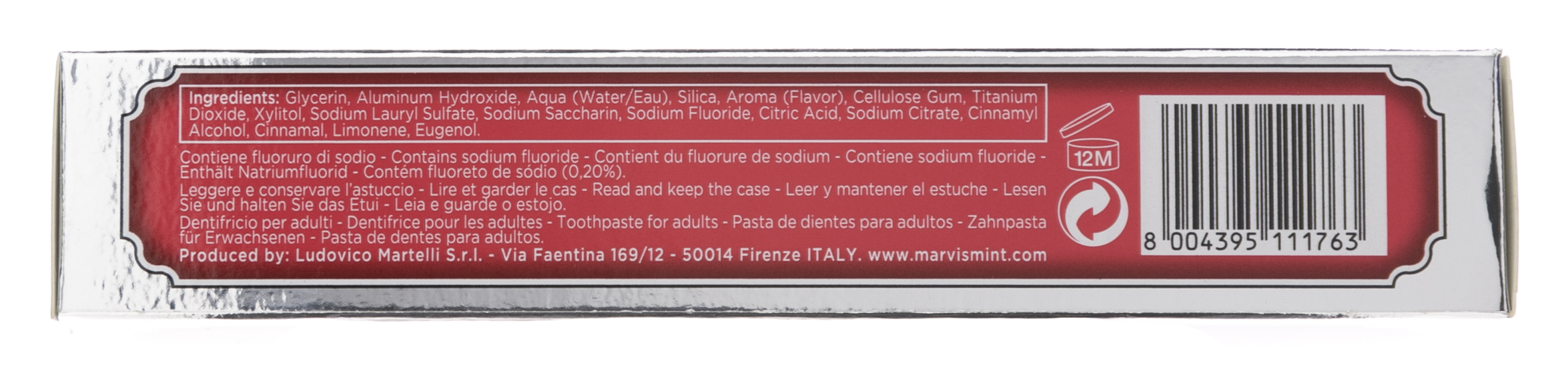 Марвис Зубная паста 