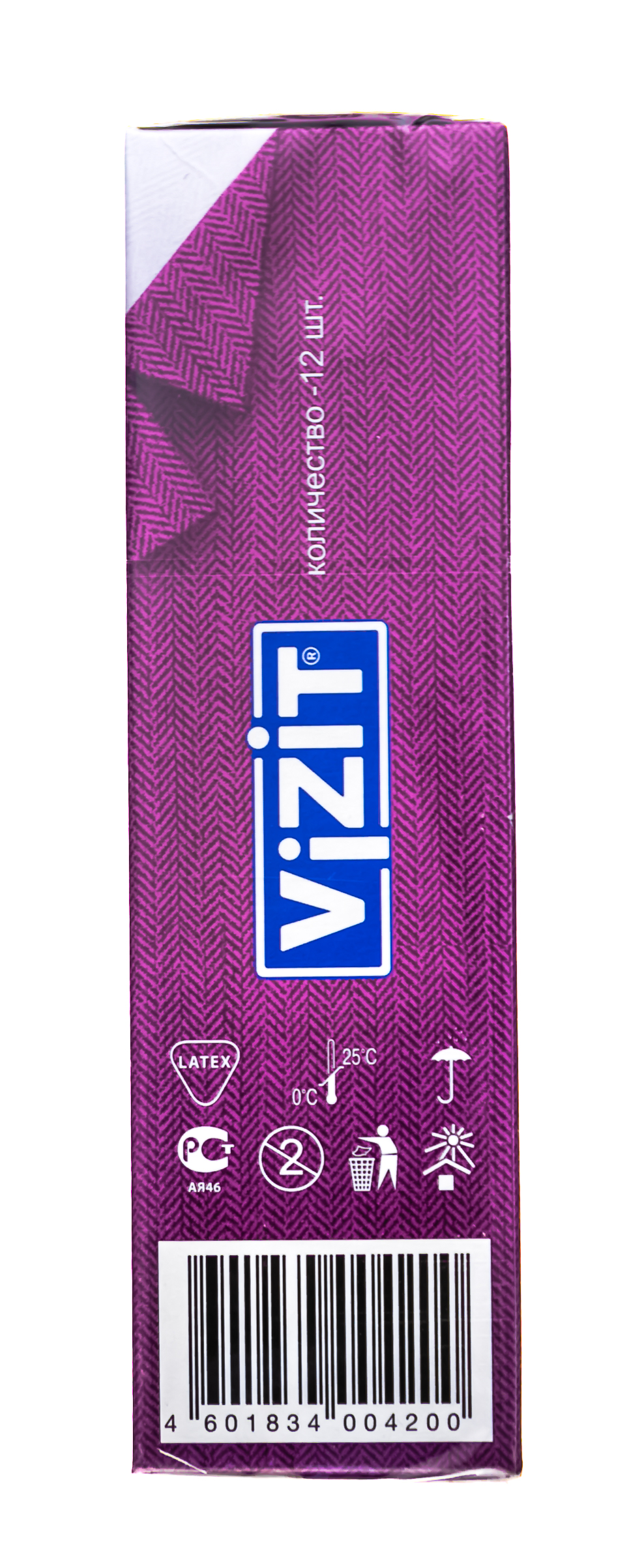 Визит Презервативы Ребристые 12 шт (Vizit, Презервативы) фото 3