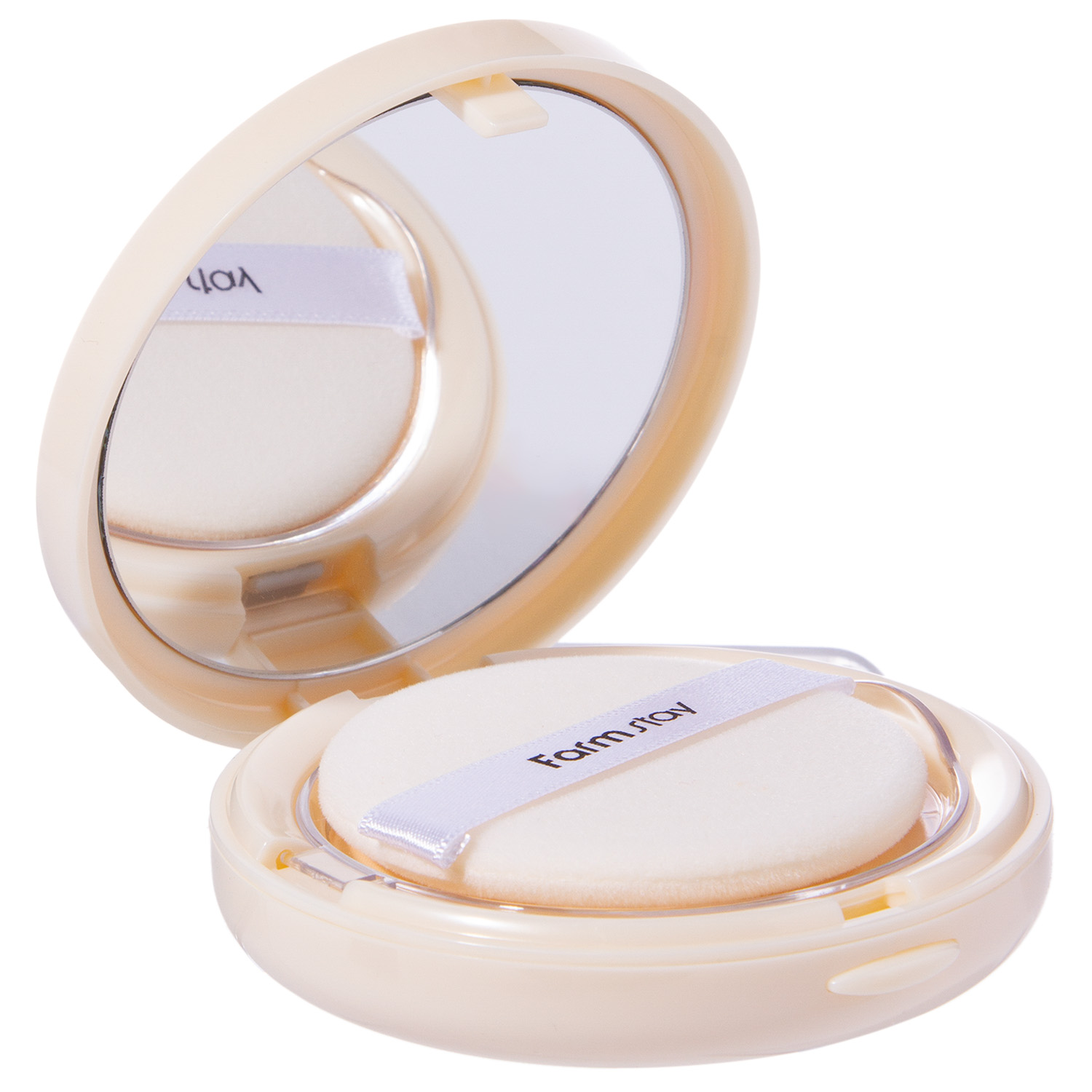 Фармстей Компактная пудра двойного действия тон №21 Светлый Беж, со сменным блоком, 13 гр. + 13 гр (Farmstay, Для макияжа) фото 2