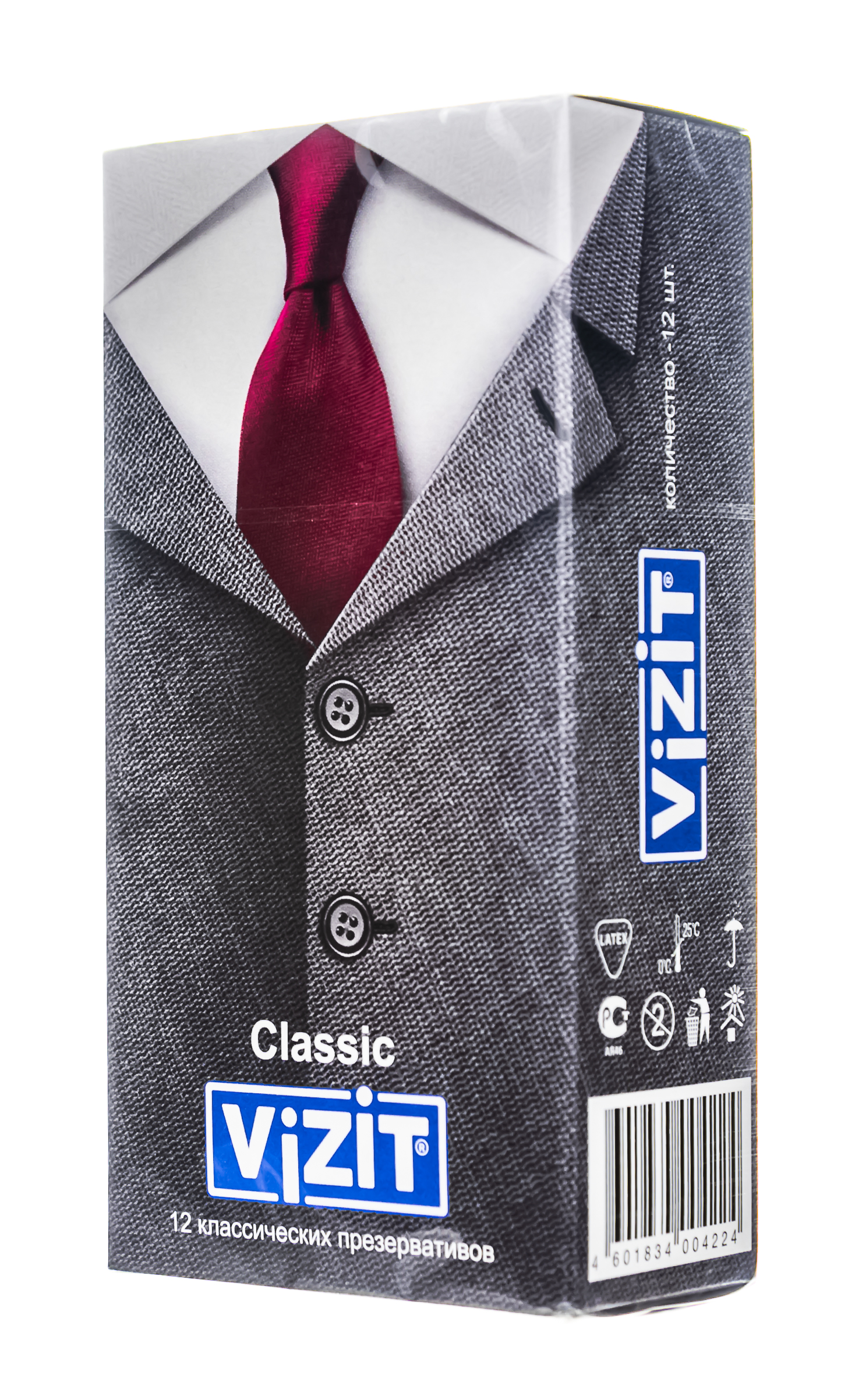 Визит Презервативы  Классические 12 шт (Vizit, Visit презервативы) фото 2