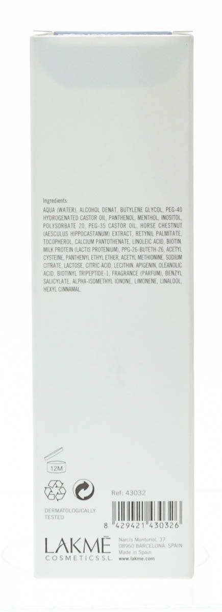 Лакме Лосьон предотвращающий выпадение волос Prevention hair loss, 125 мл (Lakme, K.Therapy) фото 3