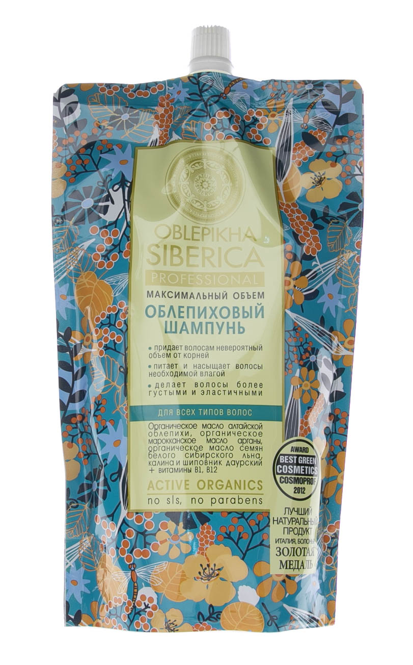 Натура Сиберика Шампунь облепиховый для всех типов волос, 500 мл (Natura Siberica, Био-уход за волосами) фото 1