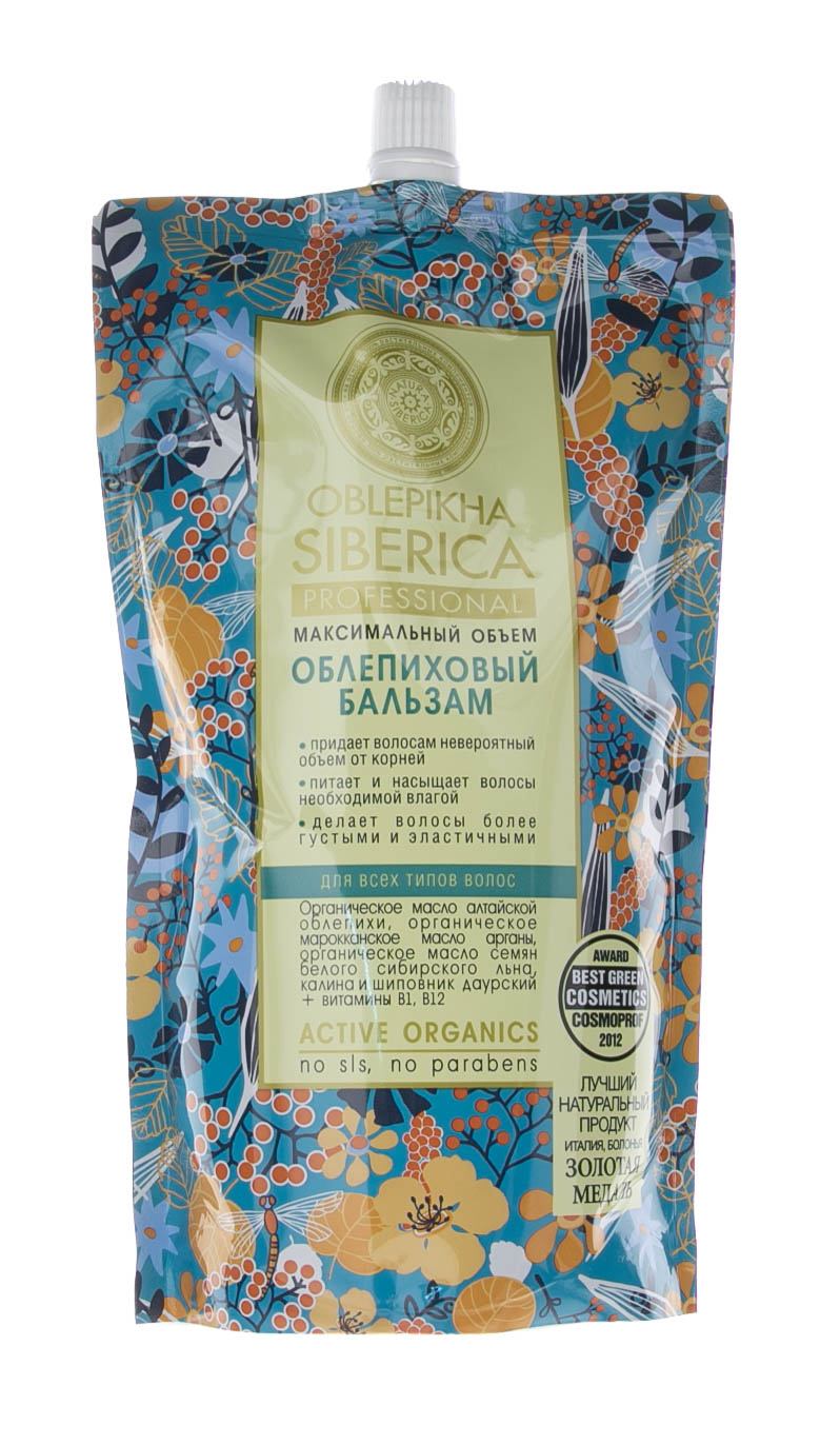 Натура Сиберика Бальзам облепиховый для всех типов волос, 500 мл (Natura Siberica, Био-уход за волосами) фото 1