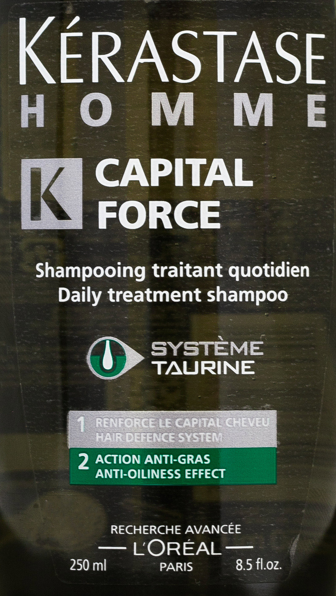 Керастаз Шампунь Капитал Форс для жирных волос 250 мл (Kerastase, Homme) Керастаз Шампунь Капитал Форс для жирных волос 250 мл (Kerastase, Homme) фото 1