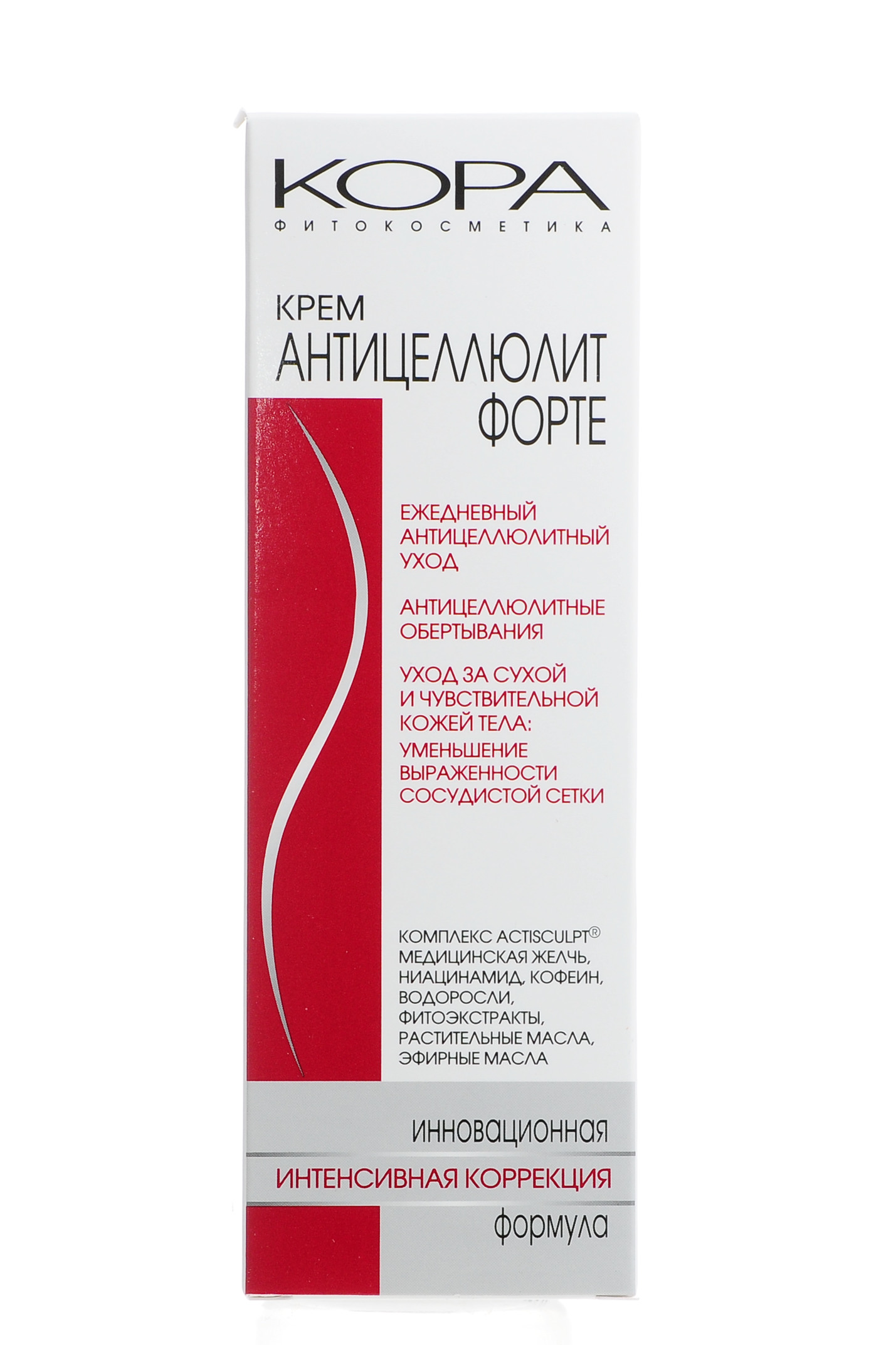  Крем антицеллюлит Форте 200 мл (Кора, Антицеллюлитный комплекс) фото 2
