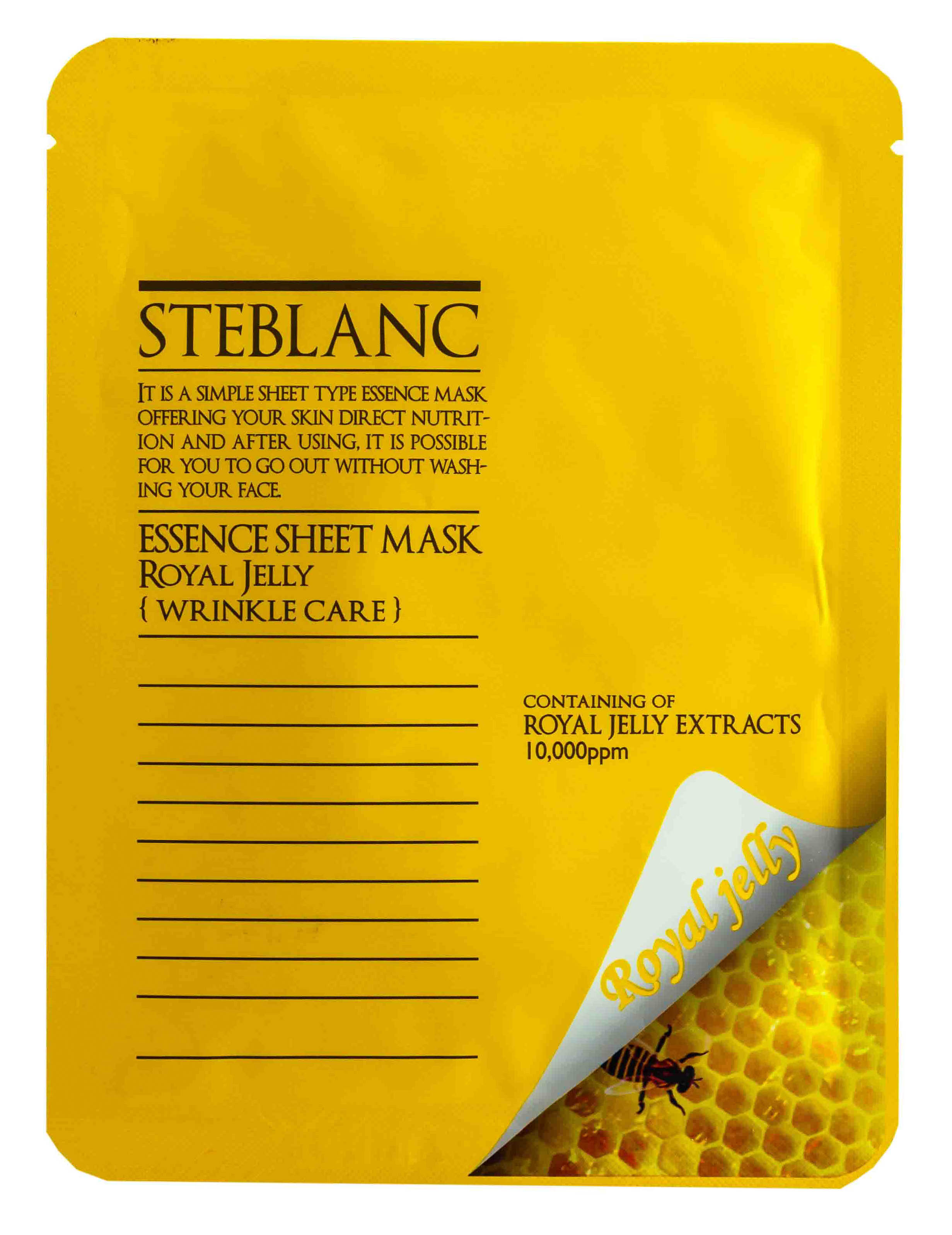 Стебланк Маска для лица против морщин с экстрактом МАТОЧНОГО МОЛОЧКА (Steblanc, Mask) фото 1