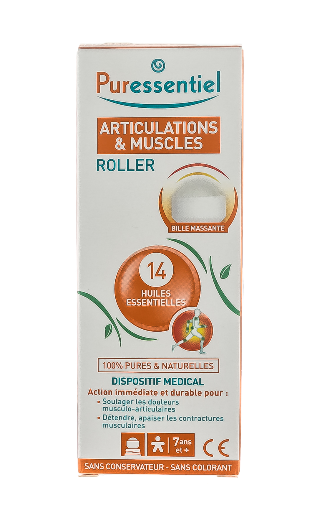 Пюресансьель Массажный шариковый роллер Расслабляющий и успокаивающий, 75 мл (Puressentiel, Мышцы и суставы) фото 4