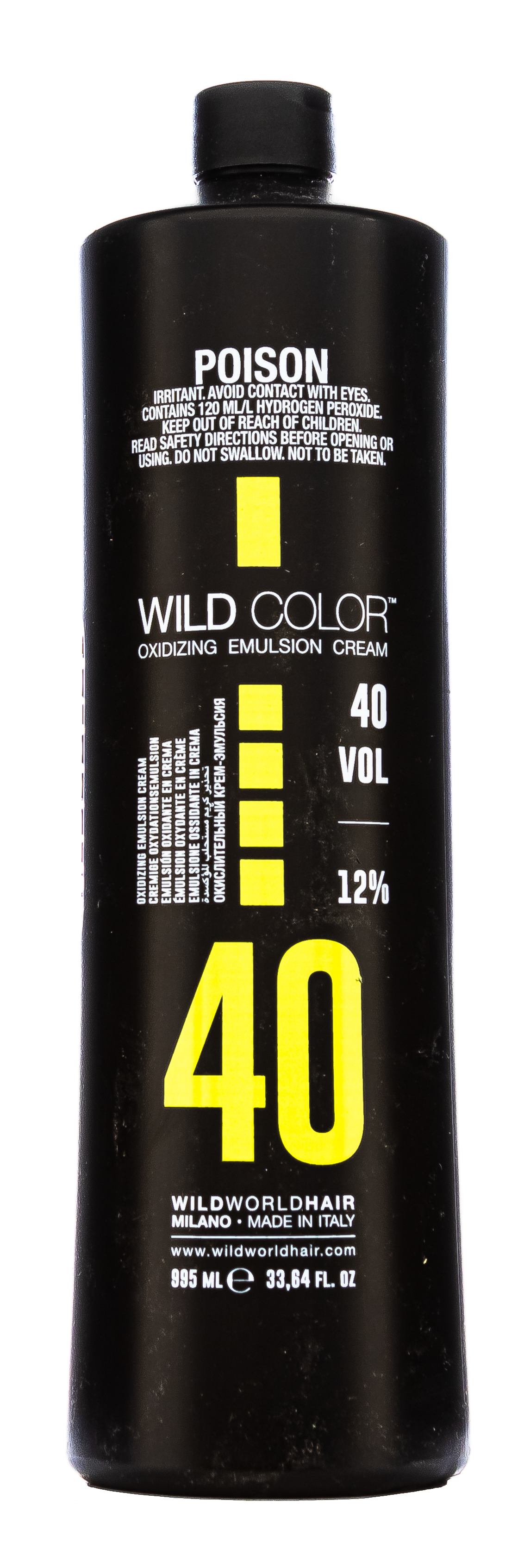 Вайлдколор Крем-эмульсия окисляющая Oxidizing Emulsion Cream 12% OXI (40 Vol.), 995 мл (Wildcolor, Oxidizing Emulsion Cream) Вайлдколор Крем-эмульсия окисляющая Oxidizing Emulsion Cream 12% OXI (40 Vol.), 995 мл (Wildcolor, Oxidizing Emulsion Cream) фото 1