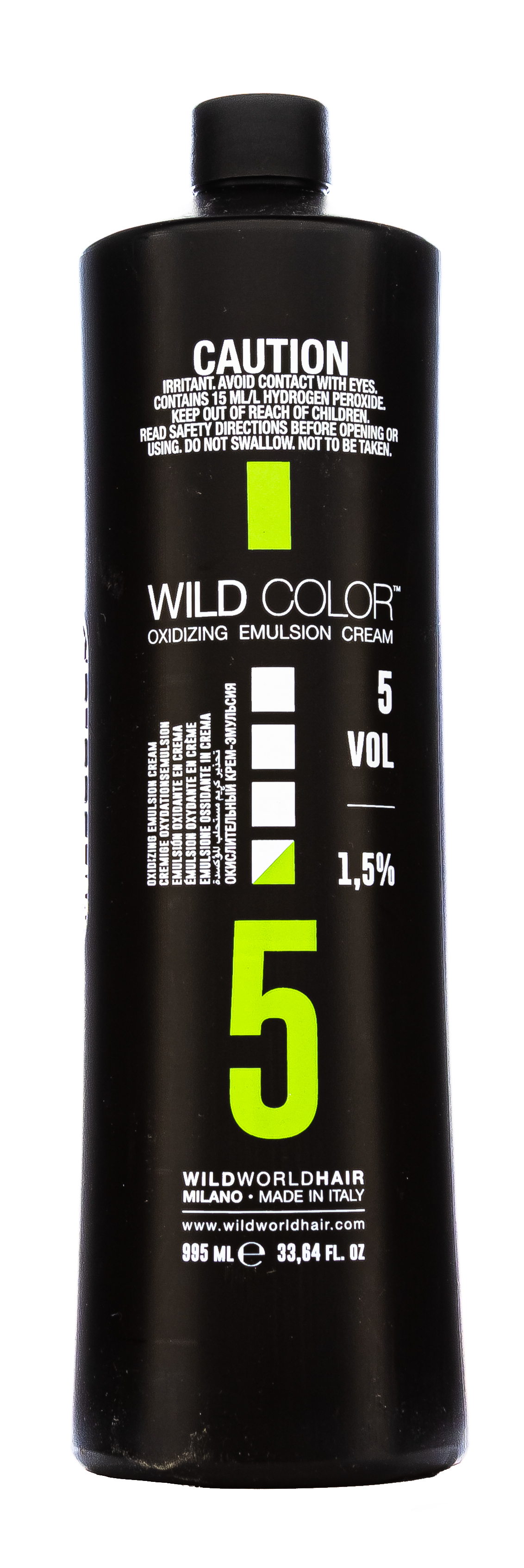 Вайлдколор Крем-эмульсия окисляющая Oxidizing Emulsion Cream 1,5% OXI (5 Vol), 995 мл (Wildcolor, Oxidizing Emulsion Cream) Вайлдколор Крем-эмульсия окисляющая Oxidizing Emulsion Cream 1,5% OXI (5 Vol), 995 мл (Wildcolor, Oxidizing Emulsion Cream) фото 1