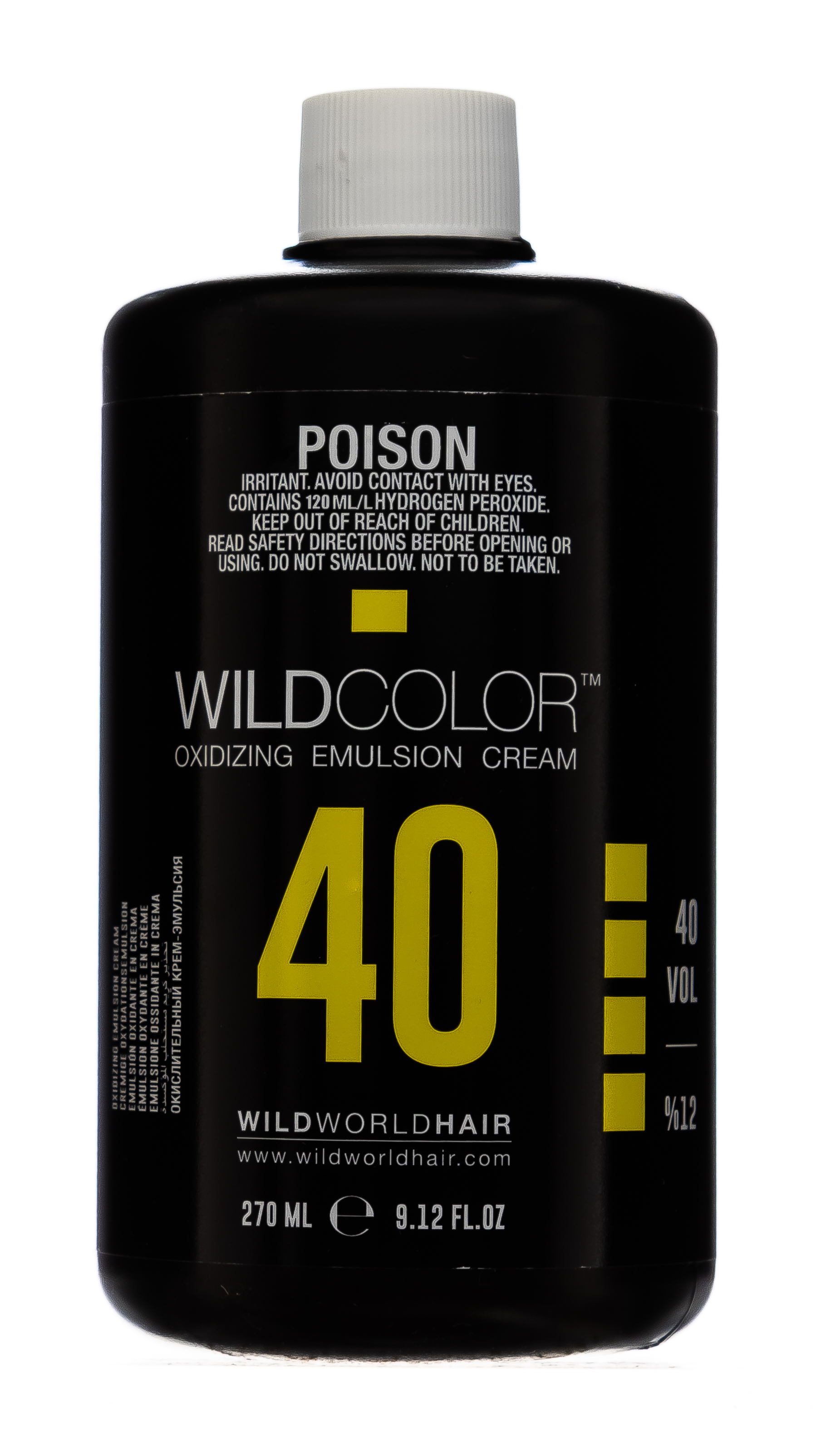 Вайлдколор Крем-эмульсия окисляющая Oxidizing Emulsion Cream 12% OXI (40 Vol.), 270 мл (Wildcolor, Oxidizing Emulsion Cream) Вайлдколор Крем-эмульсия окисляющая Oxidizing Emulsion Cream 12% OXI (40 Vol.), 270 мл (Wildcolor, Oxidizing Emulsion Cream) фото 1