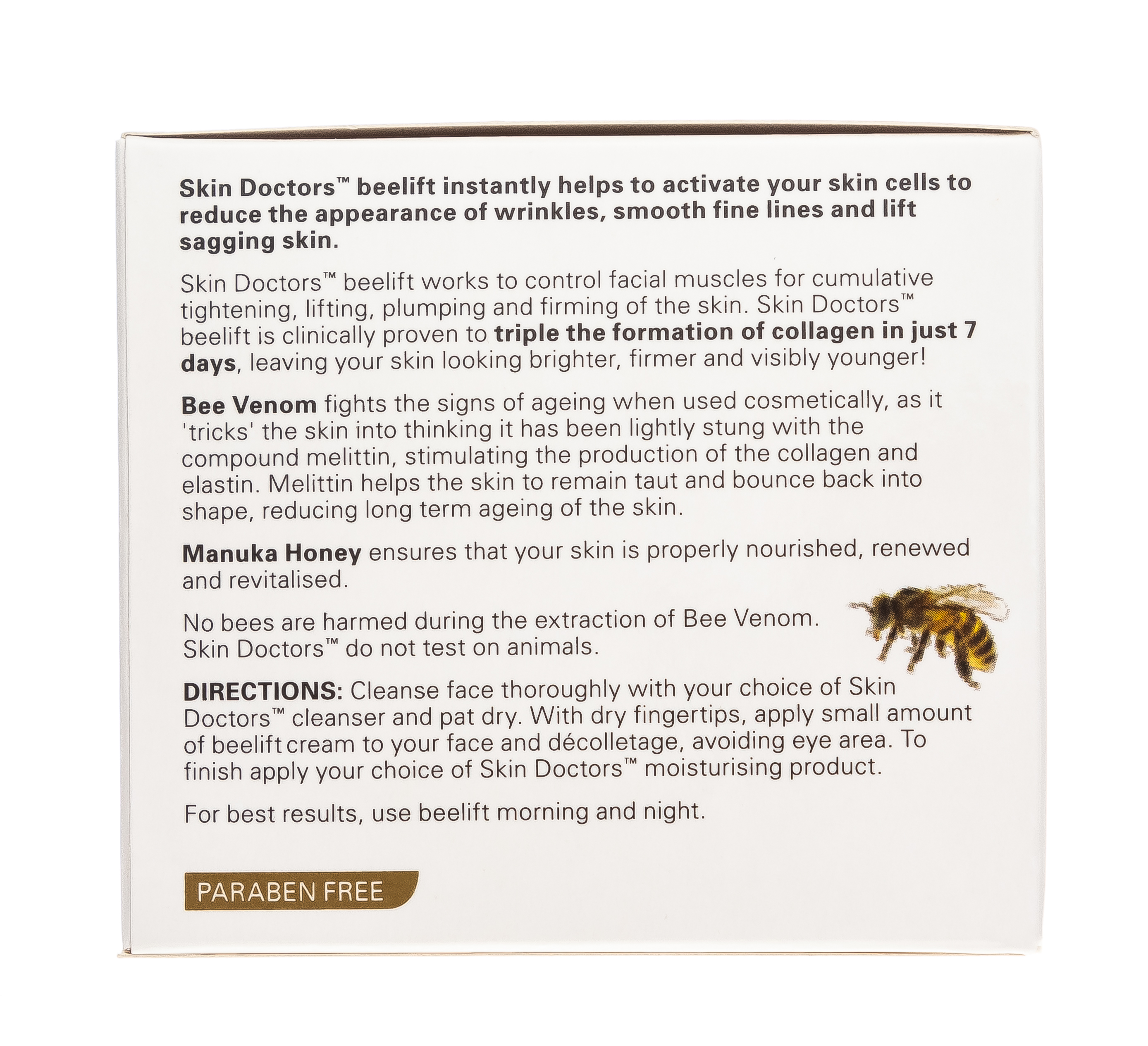 Скин Докторс Омолаживающий крем против морщин и других признаков увядания кожи Beelift 50 мл (Skin Doctors, Antiage) фото 5