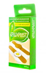 Luxplast Пластырь от сухих мозолей на полимерной основе 15x70 мм, 6 шт. фото