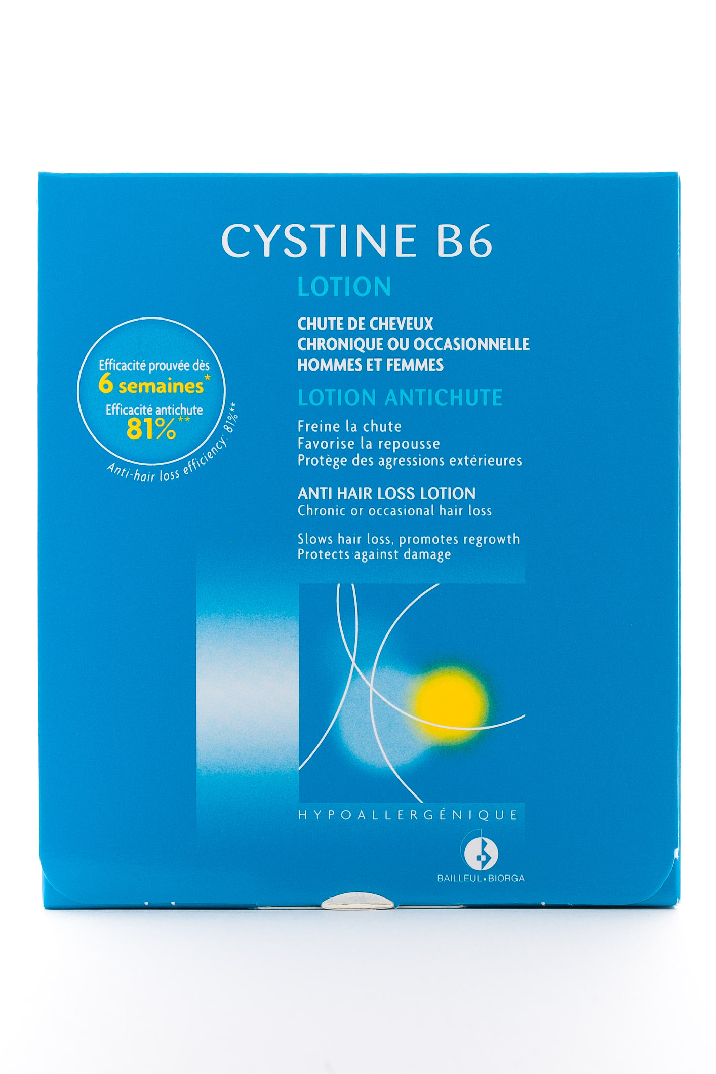 Биорга Лосьон против выпадения волос Цистин B6 2х60 мл (Biorga, Cystine) фото 1