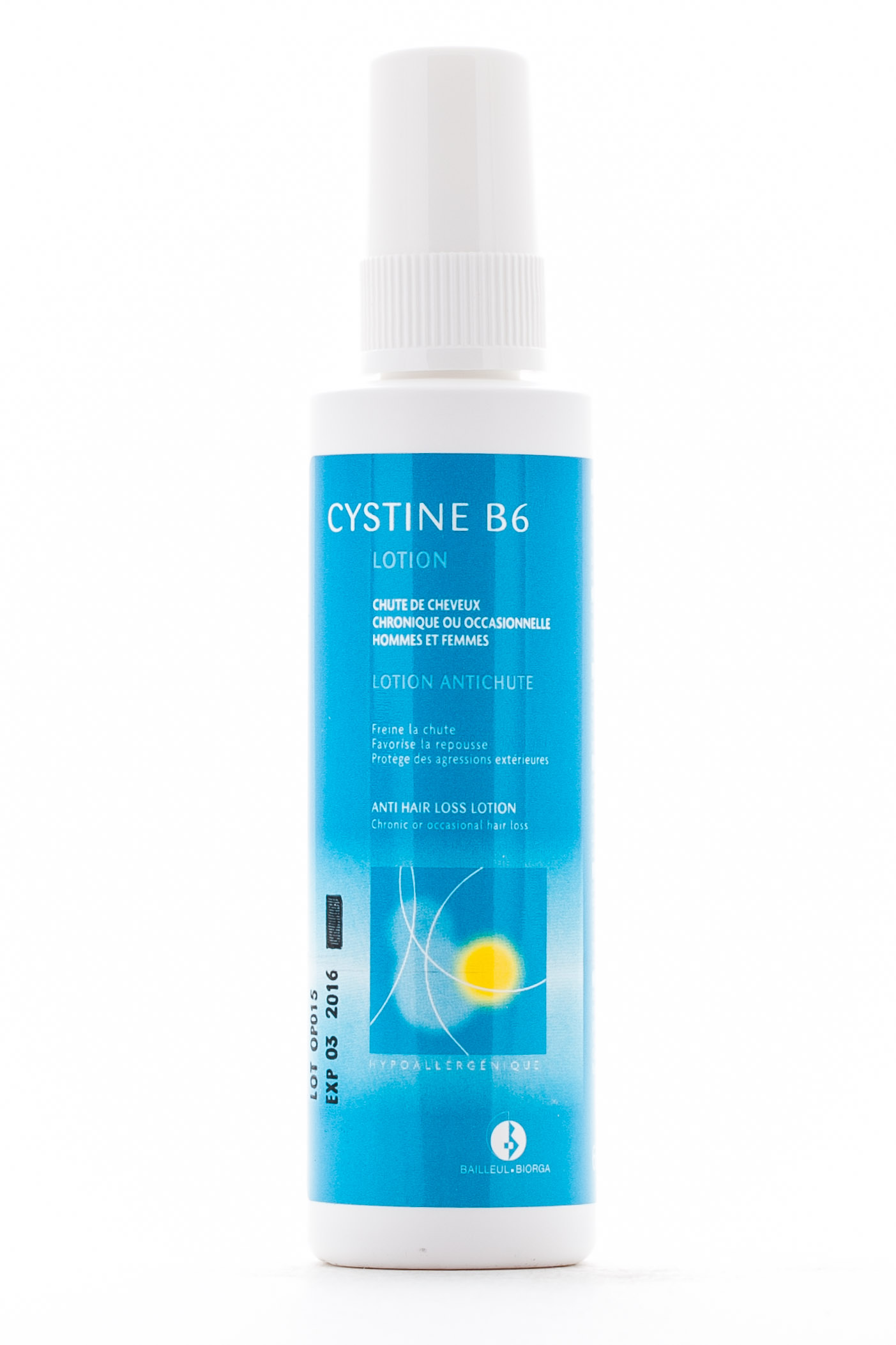 Биорга Лосьон против выпадения волос Цистин B6 2х60 мл (Biorga, Cystine) фото 2