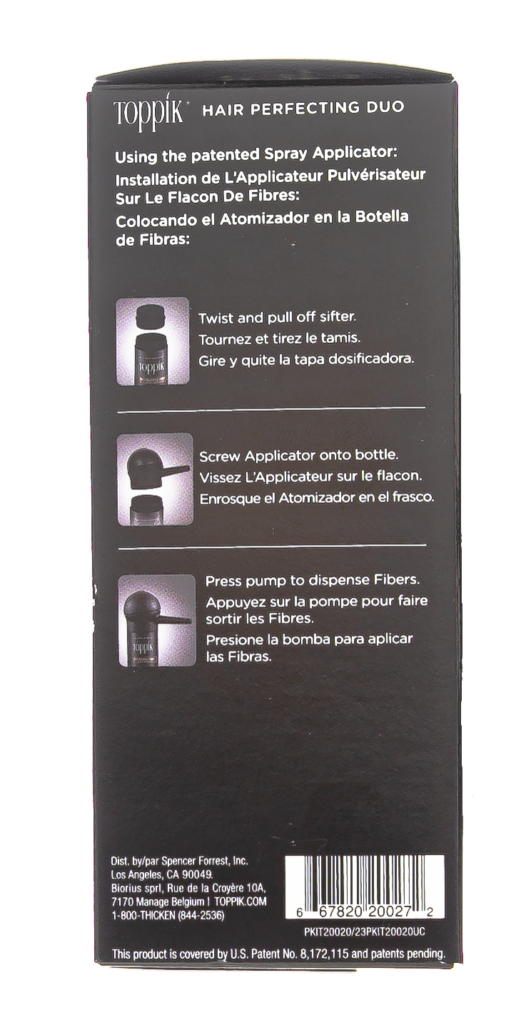 Топпик Набор Toppik Аппликатор + Гребешок (Toppik, Аксессуары) фото 5