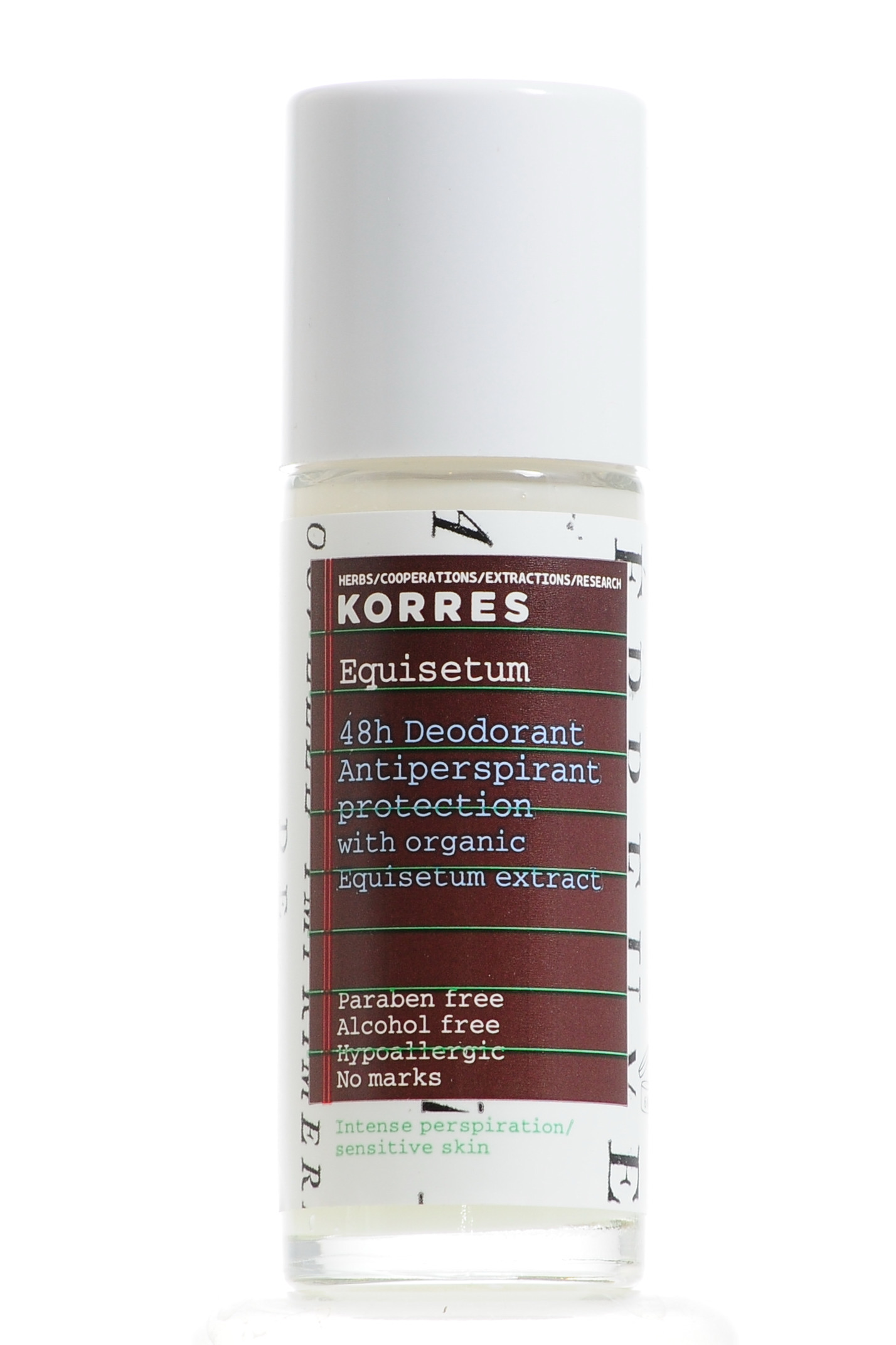 Коррес Дезодорант–антиперспирант с экстрактом хвоща интенсивная защита  48 часов 30 мл (Korres, Korres Для тела) фото 1