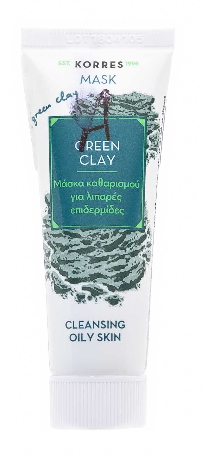 Коррес Маска для глубокого очищения кожи Зеленая глина 18 мл (Korres, Маски для лица) фото 1
