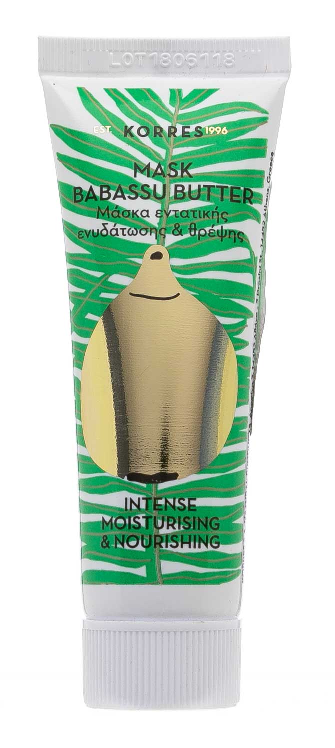 Коррес Маска для интенсивного увлажнения и питания кожи Масло бабассу 18 мл (Korres, Маски для лица) фото 1