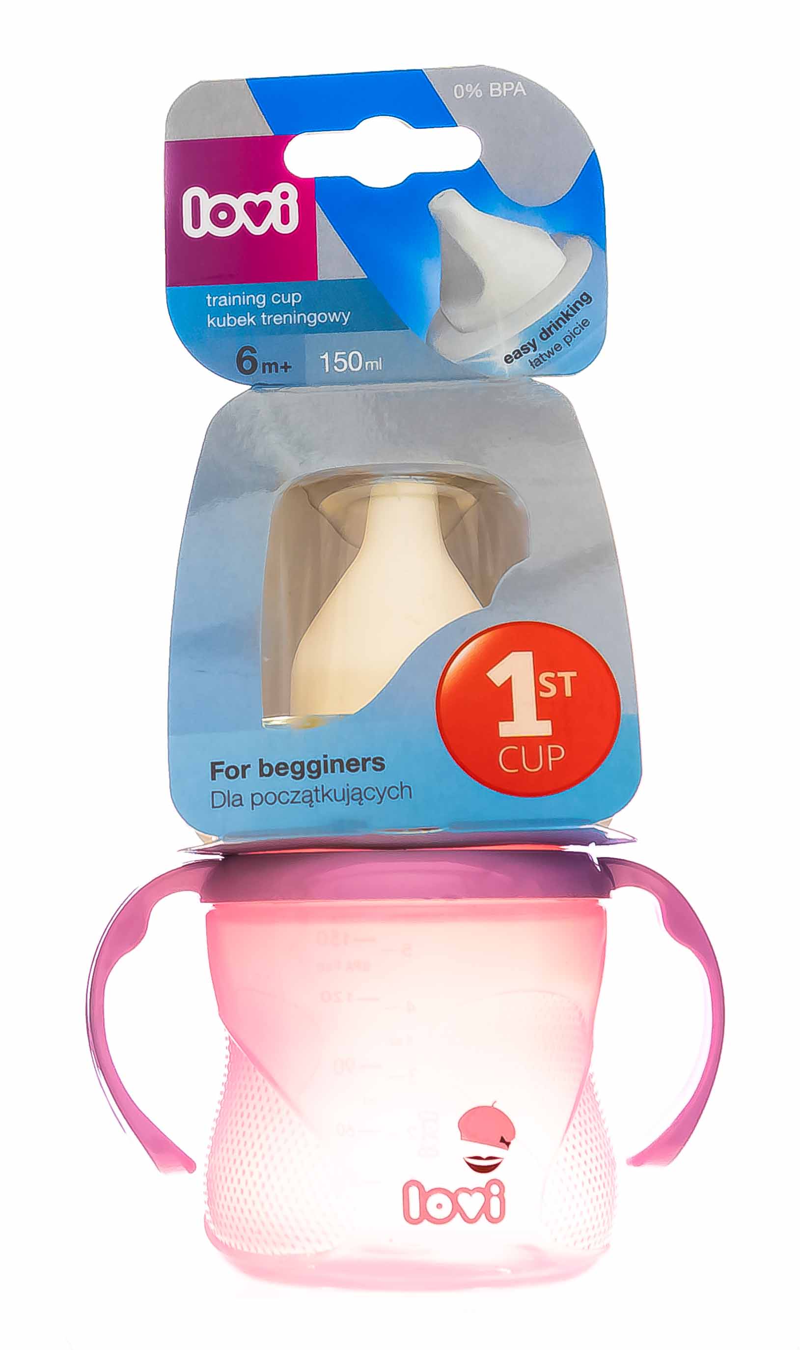 Лови Поильник Lovi обучающий, 150 мл, 6м+, Retro, розовый (Lovi, Детская посуда) Лови Поильник Lovi обучающий, 150 мл, 6м+, Retro, розовый (Lovi, Детская посуда) фото 1