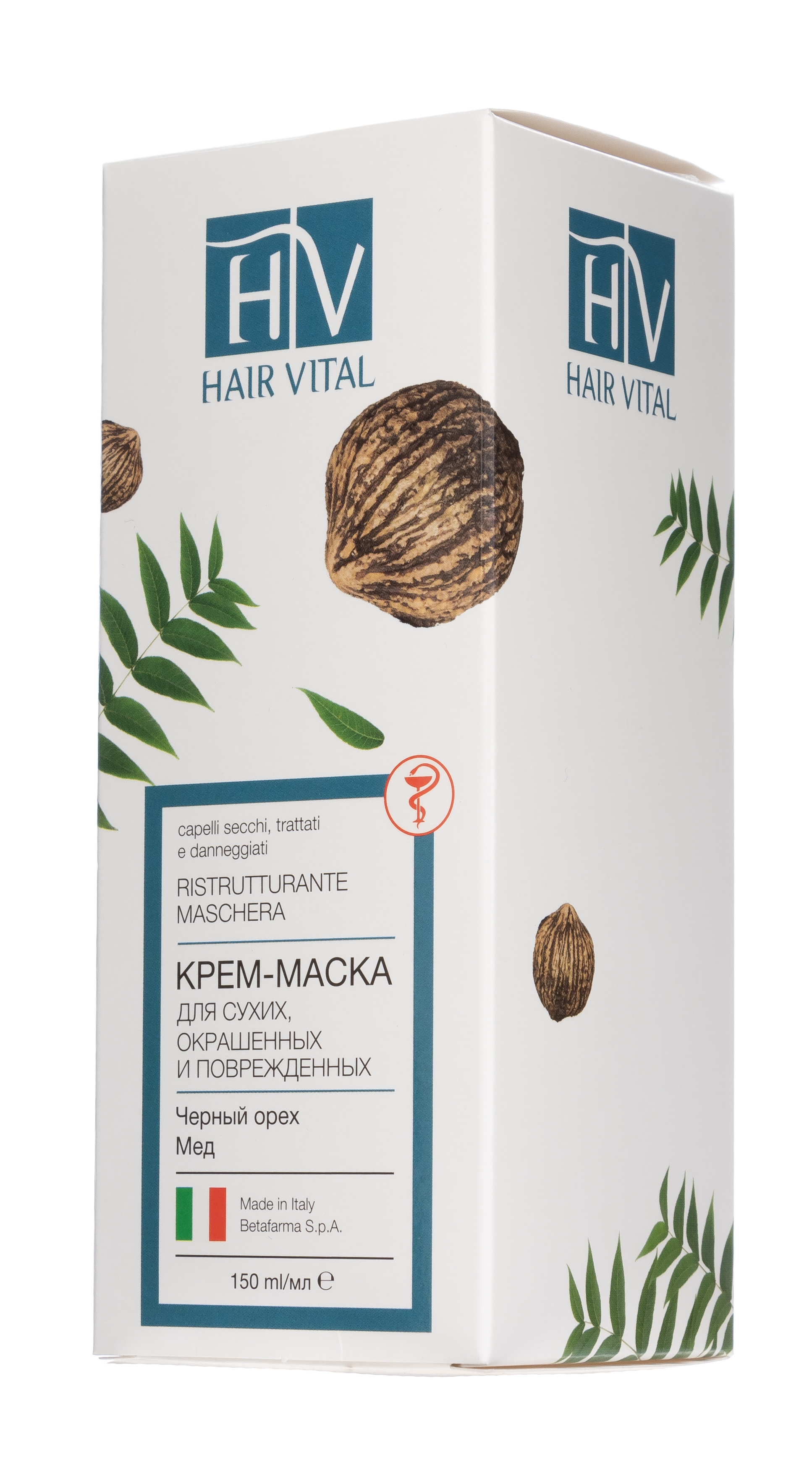 Хаир Витал Крем-маска для повреждённых волос 150 мл (Hair Vital, Для сухих волос) фото 2