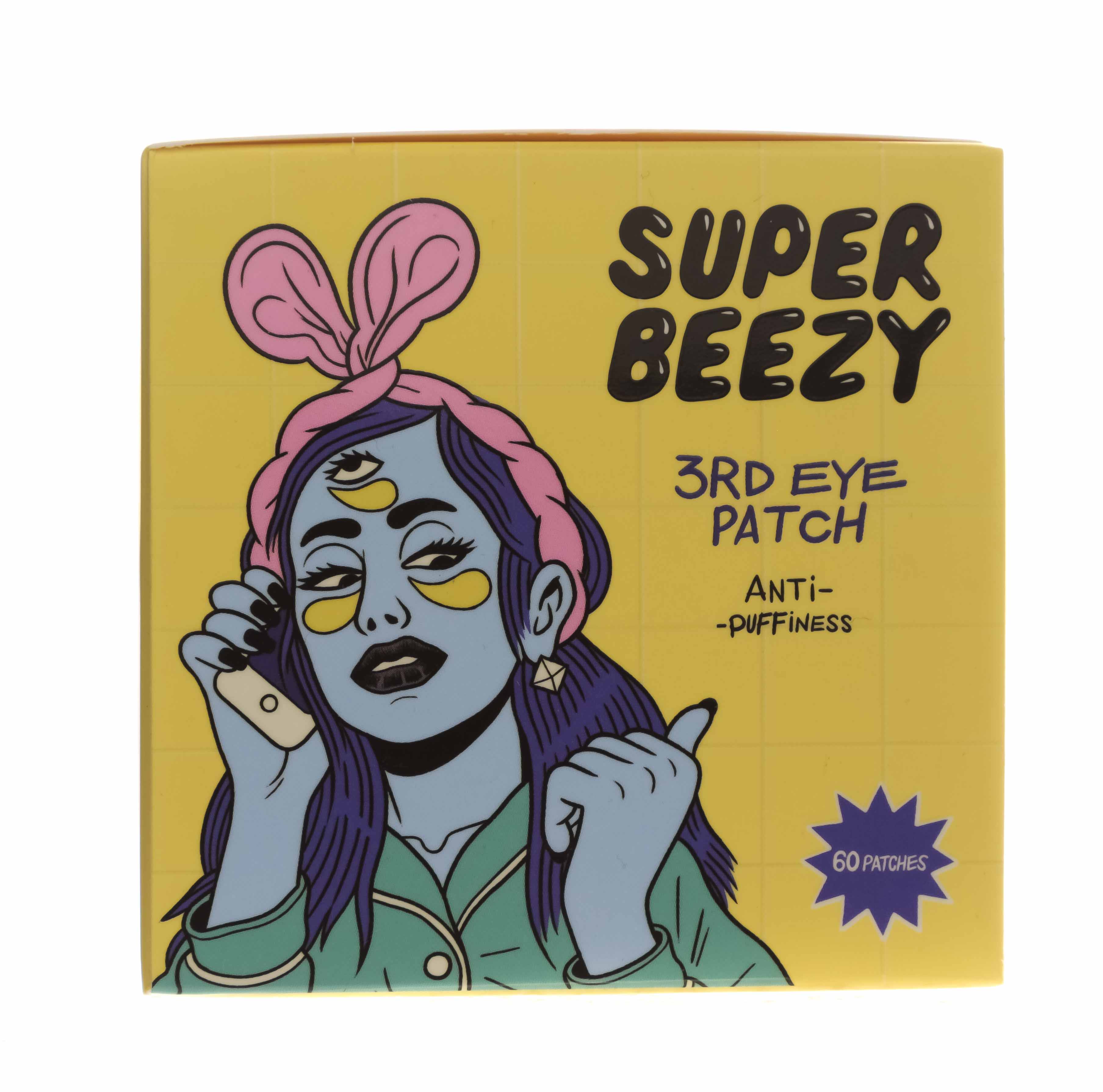 Супер Бизи Гидрогелеевые патчи против отеков и темных кругов, 60 шт (Super Beezy, ) фото 1