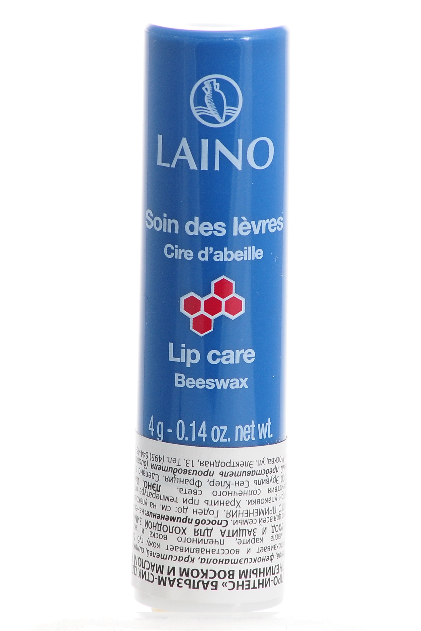 Лаино Бальзам-стик для губ с пчелиным воском и маслом карите, 4 г (Laino, Pro Intense) фото 2