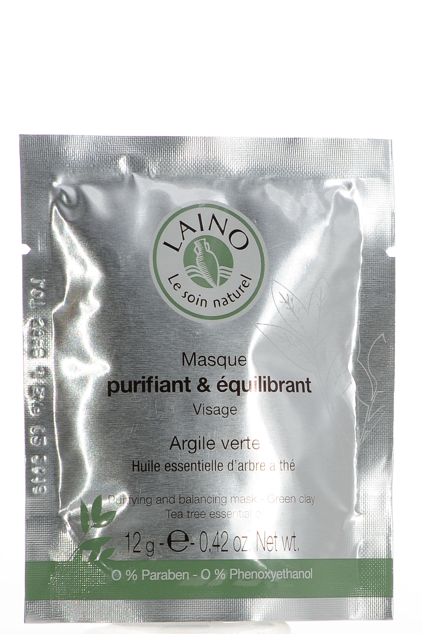 Лаино Маска очищающая с зелёной глиной, 12 г (Laino, Hygiene Tradition) Лаино Маска очищающая с зелёной глиной, 12 г (Laino, Hygiene Tradition) фото 1