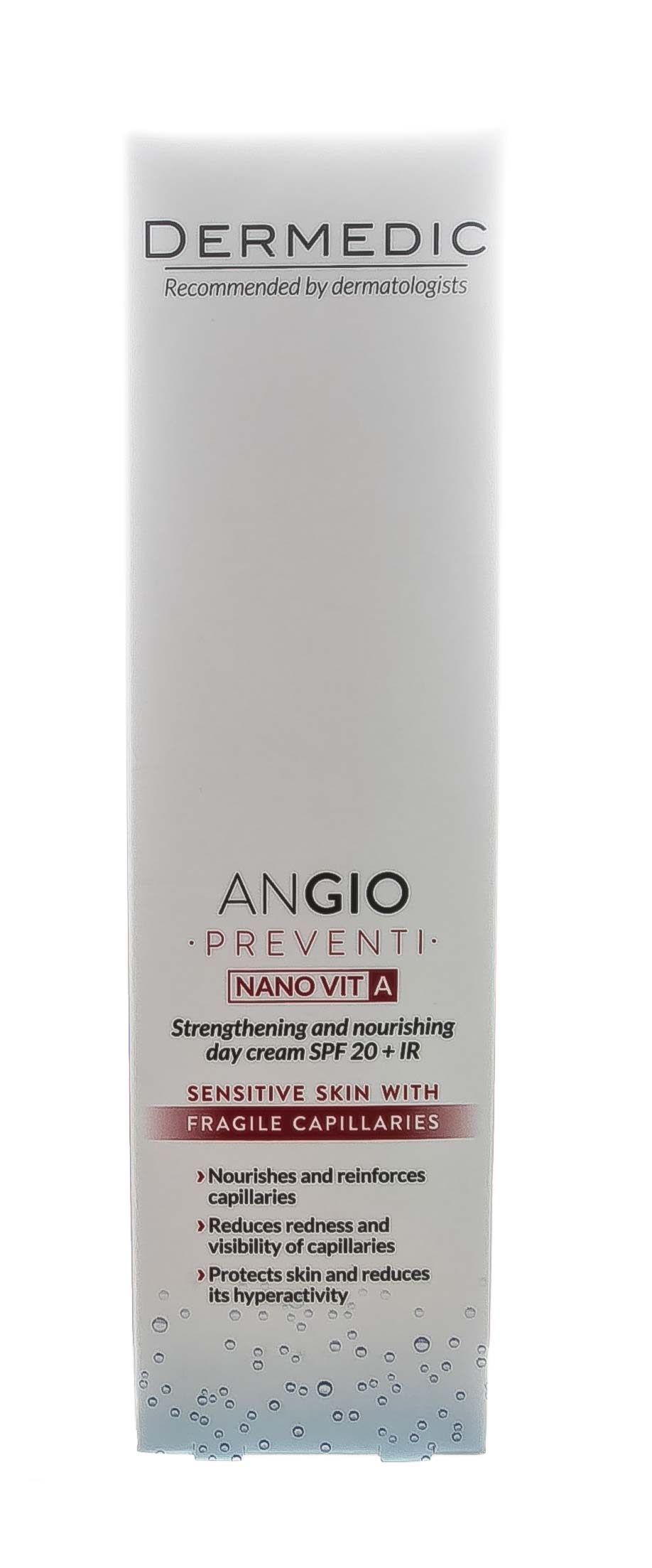 Дермедик Ангио Превенти Укрепляющий питательный дневной крем SPF 20 +IR 40 г (Dermedic, Angio) фото 8