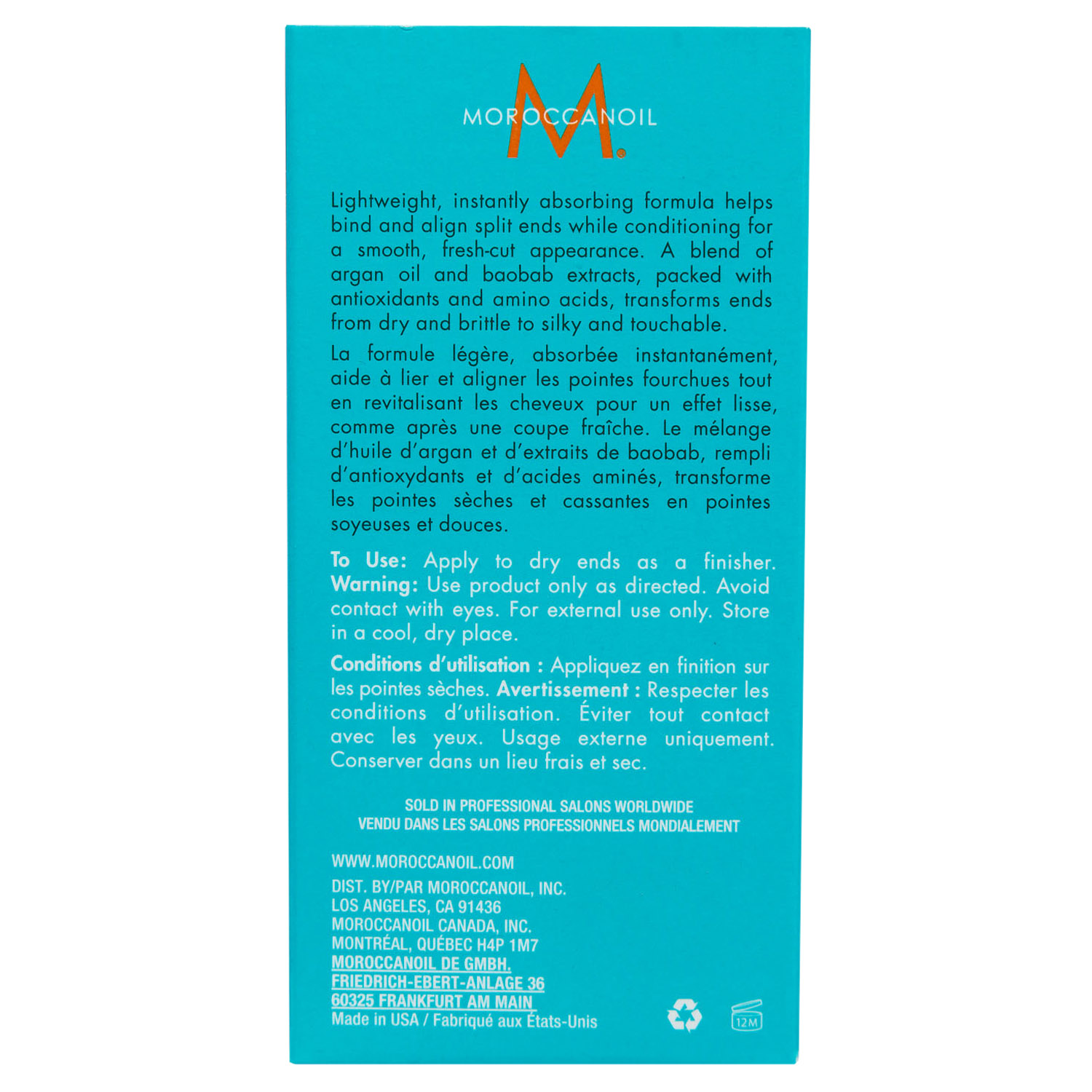 Мороканойл Сыворотка для восстановления волос 