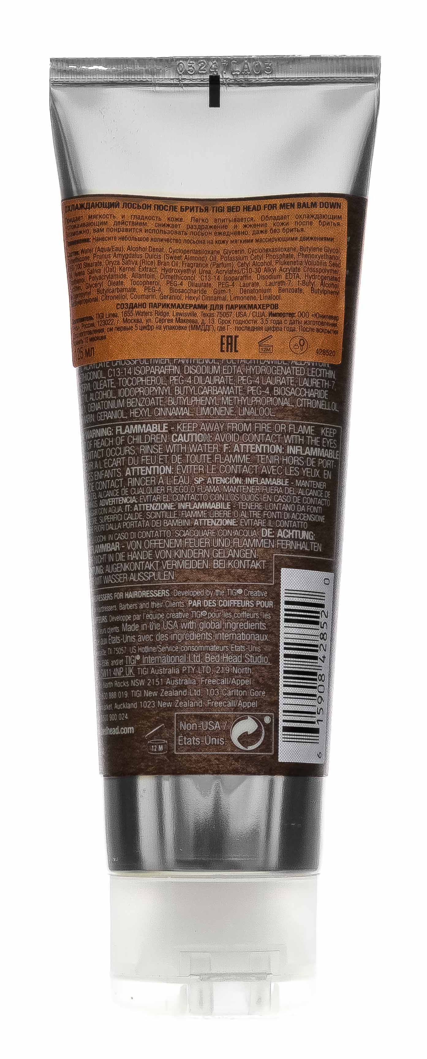 ТиДжи Лосьон охлаждающий после бритья, для мужчин 125 мл (TiGi, Bed Head For Men) фото 2