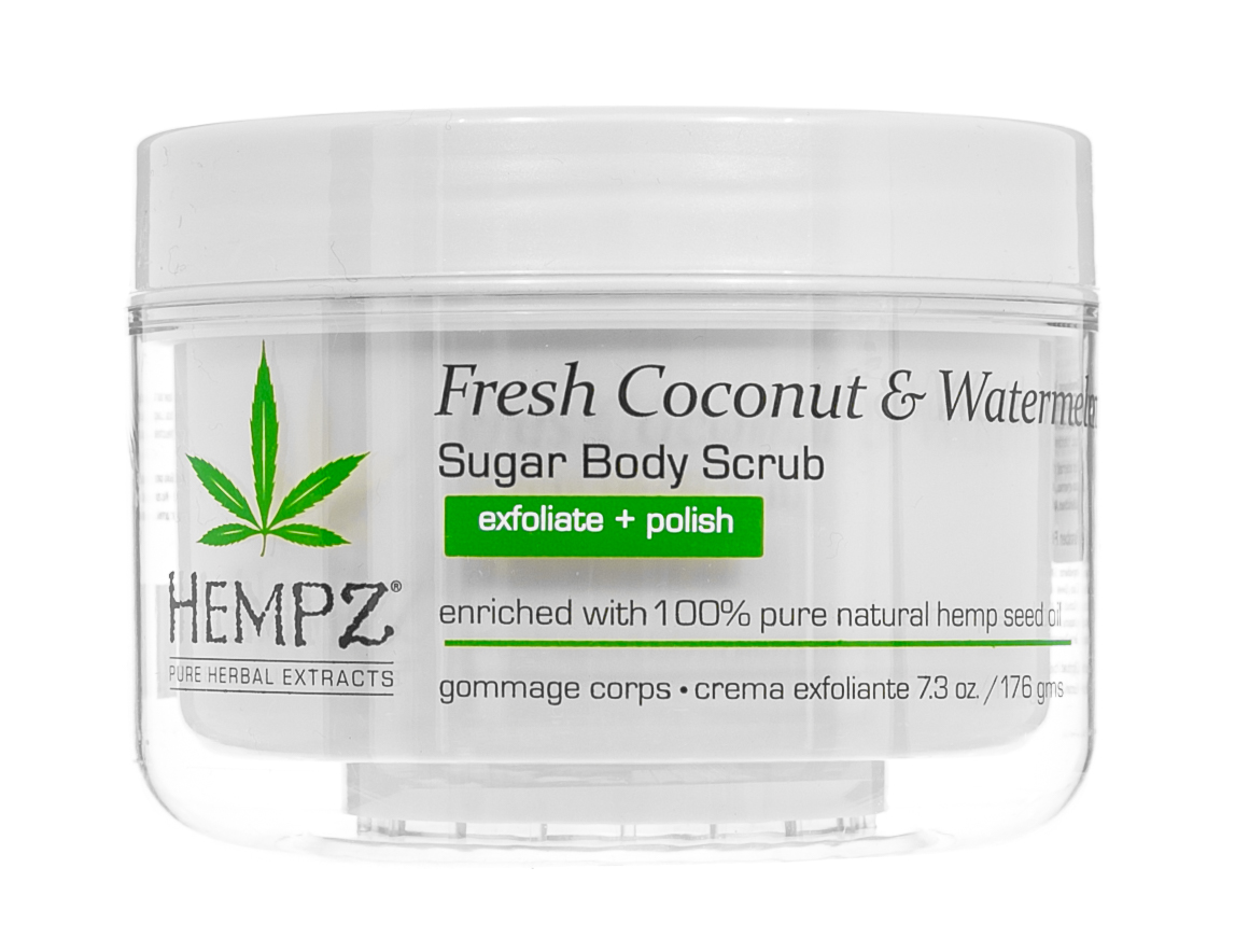 Хемпз Скраб для тела Coconut & Watermelon Sugar Body Scrub, 176 гр (Hempz, Кокос и арбуз) фото 1