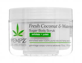 Hempz Скраб для тела Coconut  Watermelon Sugar Body Scrub, 176 гр. фото