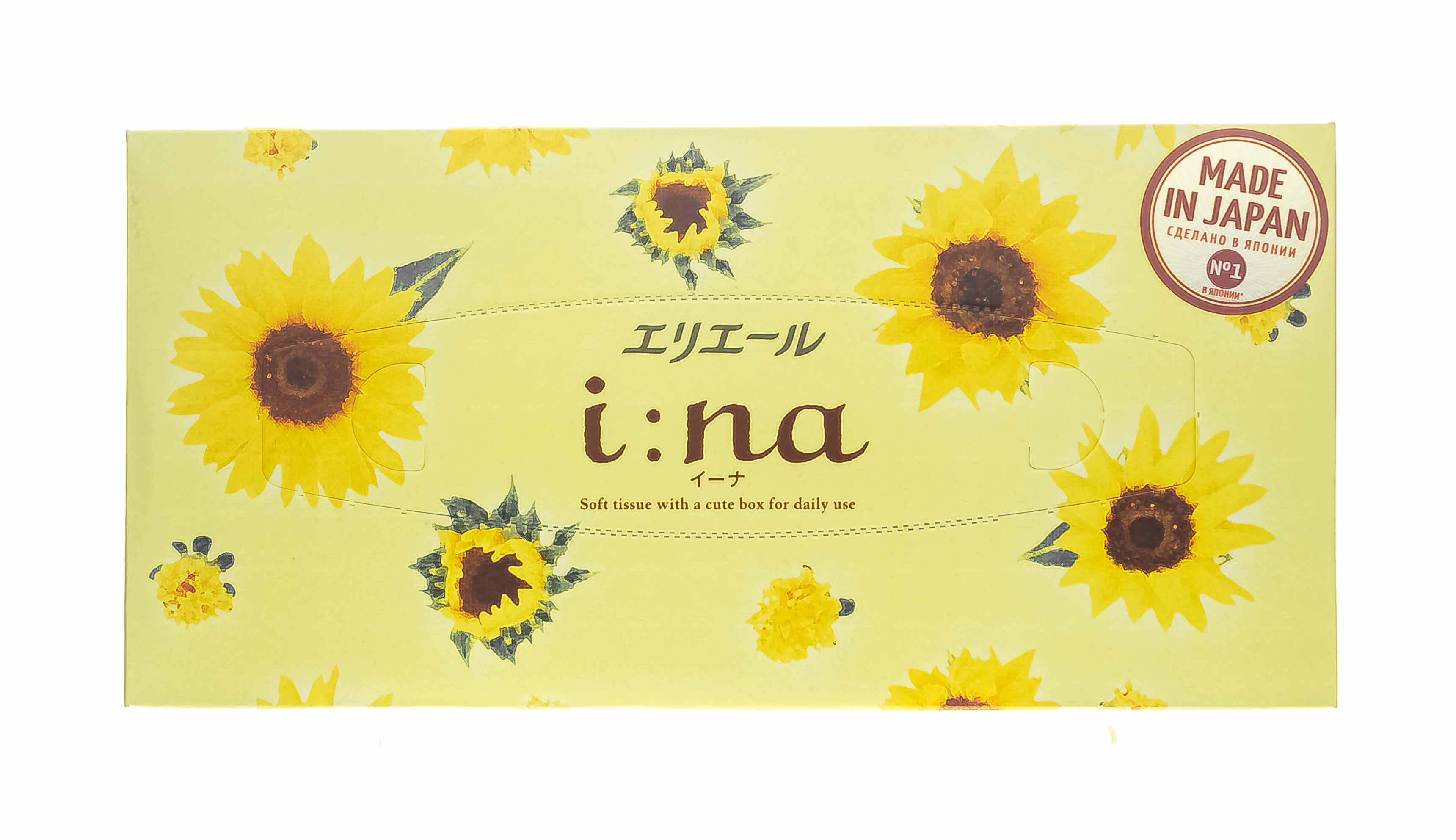 Элеар Салфетки бумажные в коробке  150 шт (Elleair, I:na) фото 2