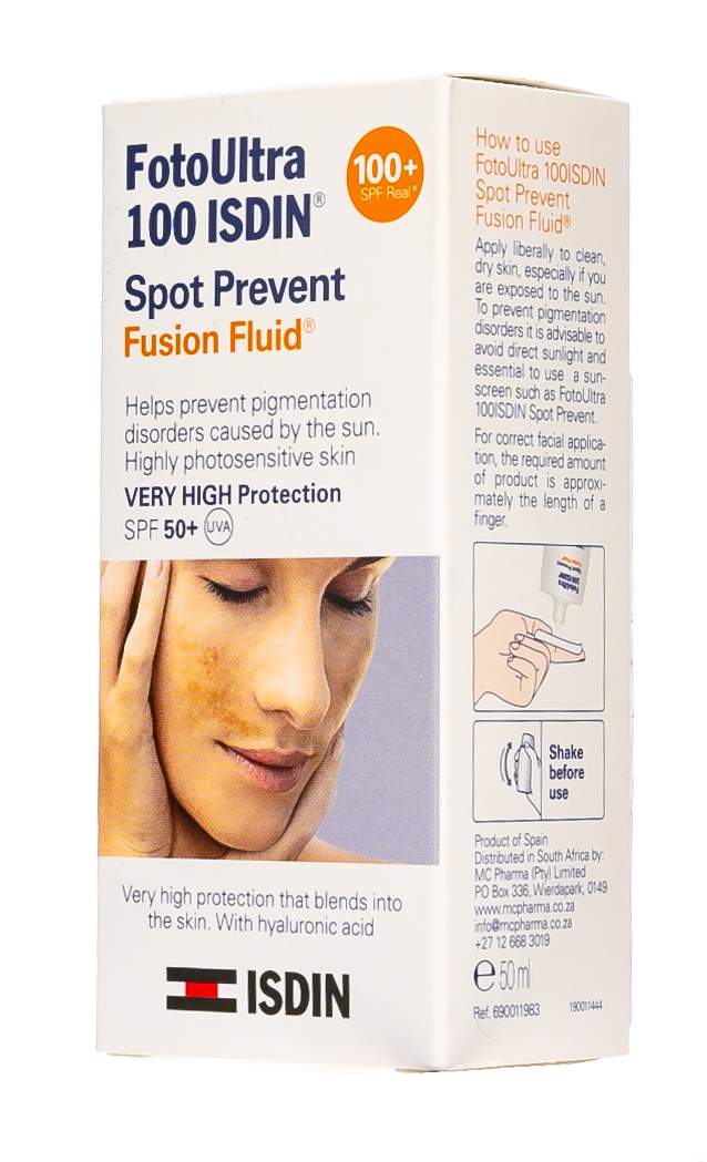  Флюид солнцезащитный для лица SPF 50+, 50 мл (ISDIN, Foto ultra) фото 2